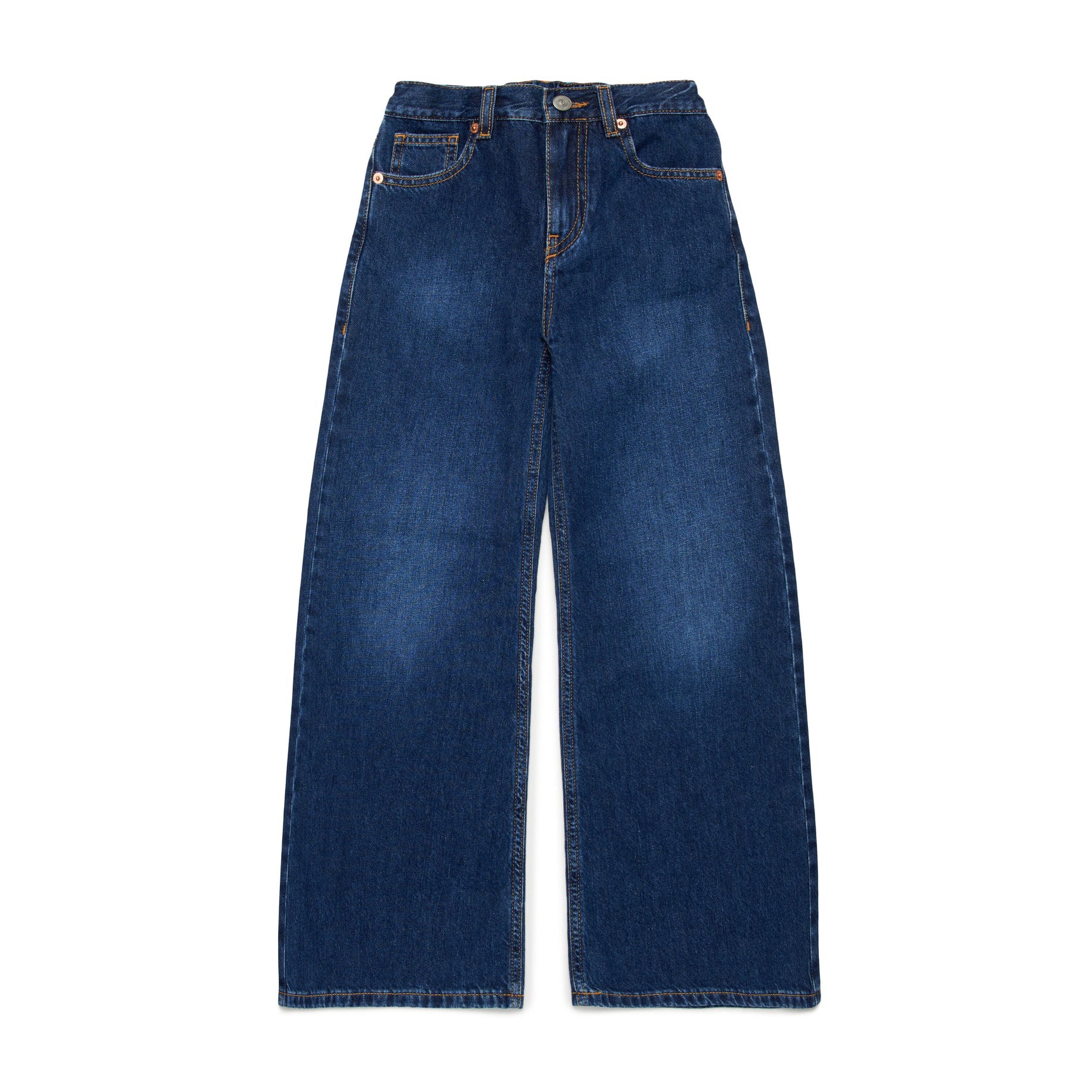 Girls Blue Denim Trousers