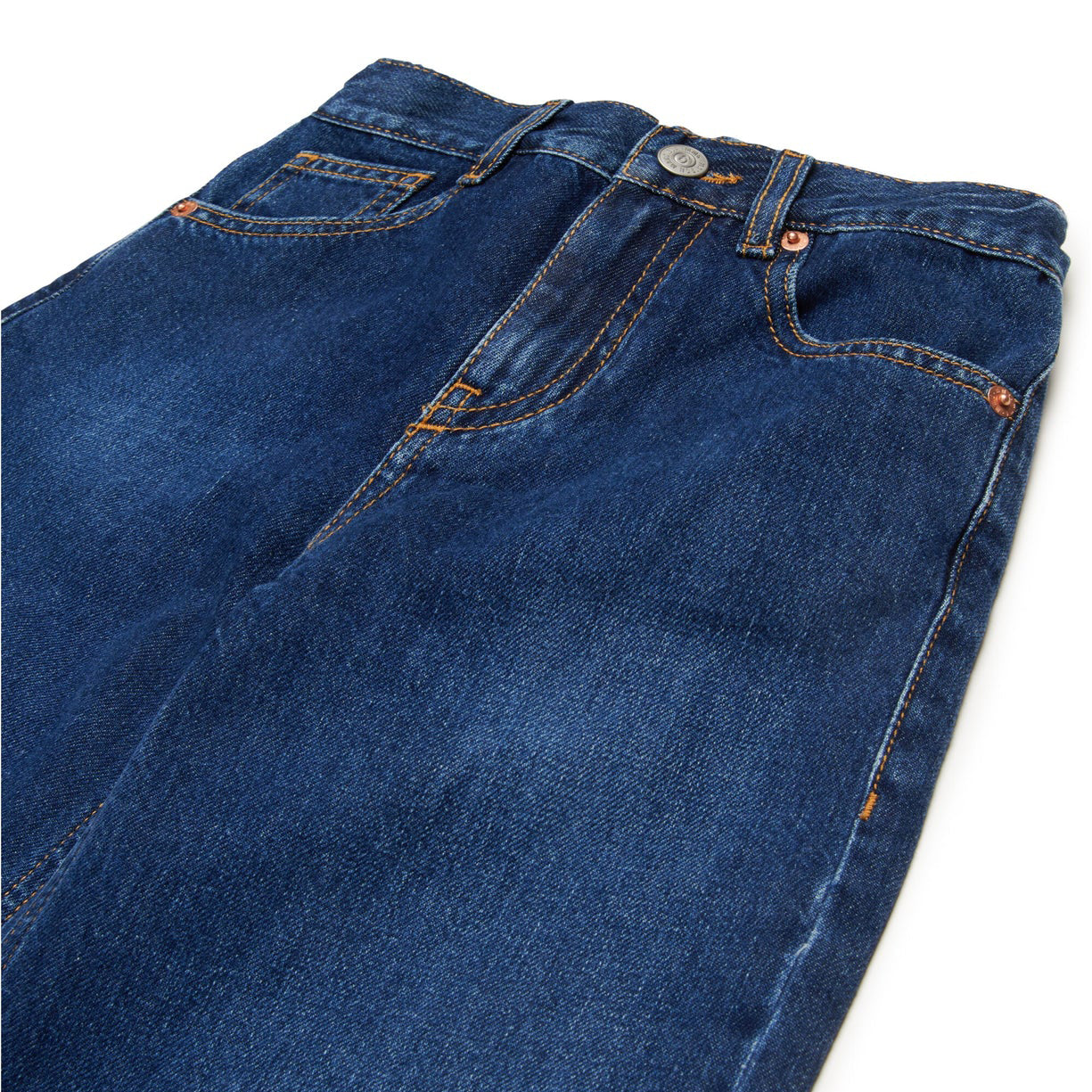 Girls Blue Denim Trousers