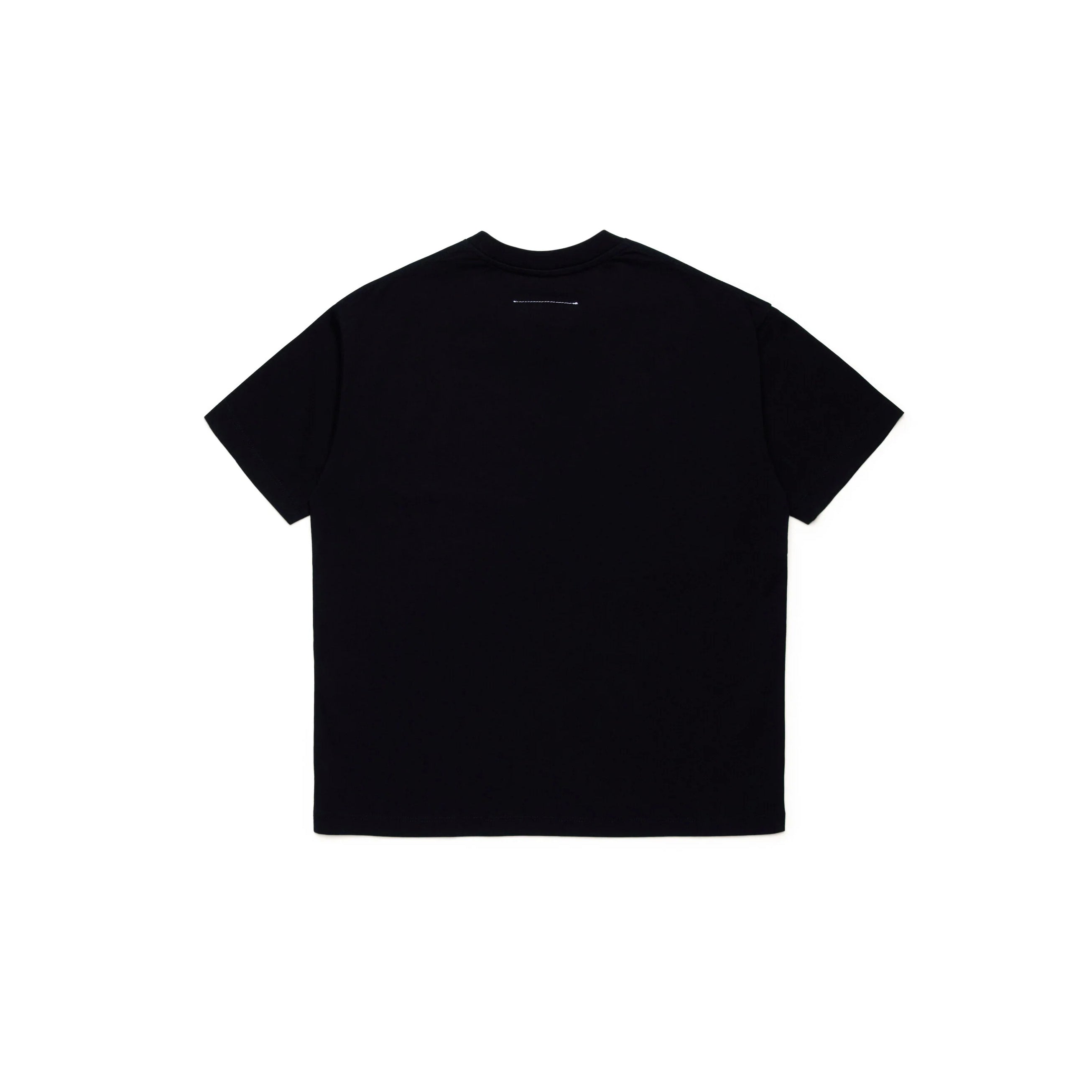 Boys & Girls Black Cotton T-Shirt