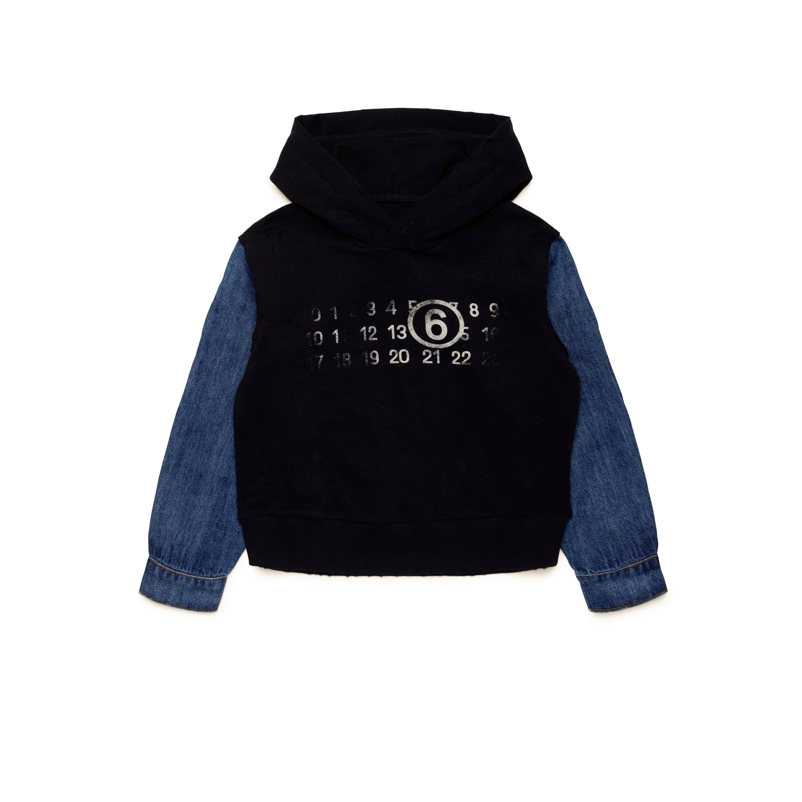 Boys & Girls Black Cotton Sweatshirt