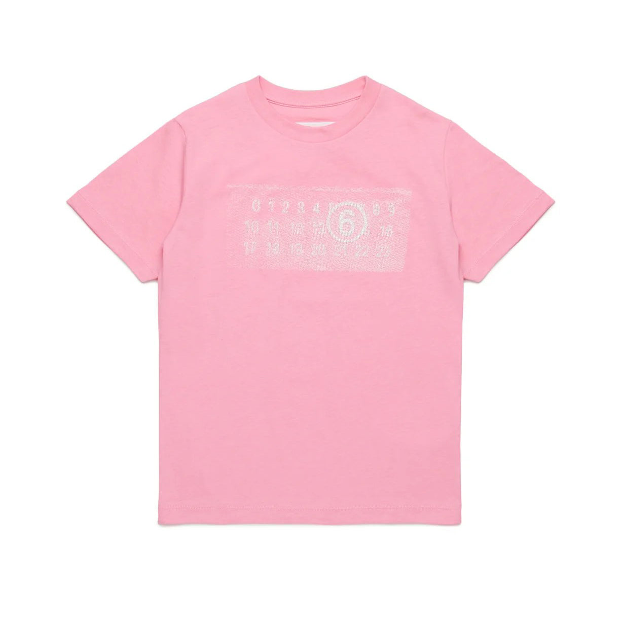 Girls Pink Printed Logo T-Shirt