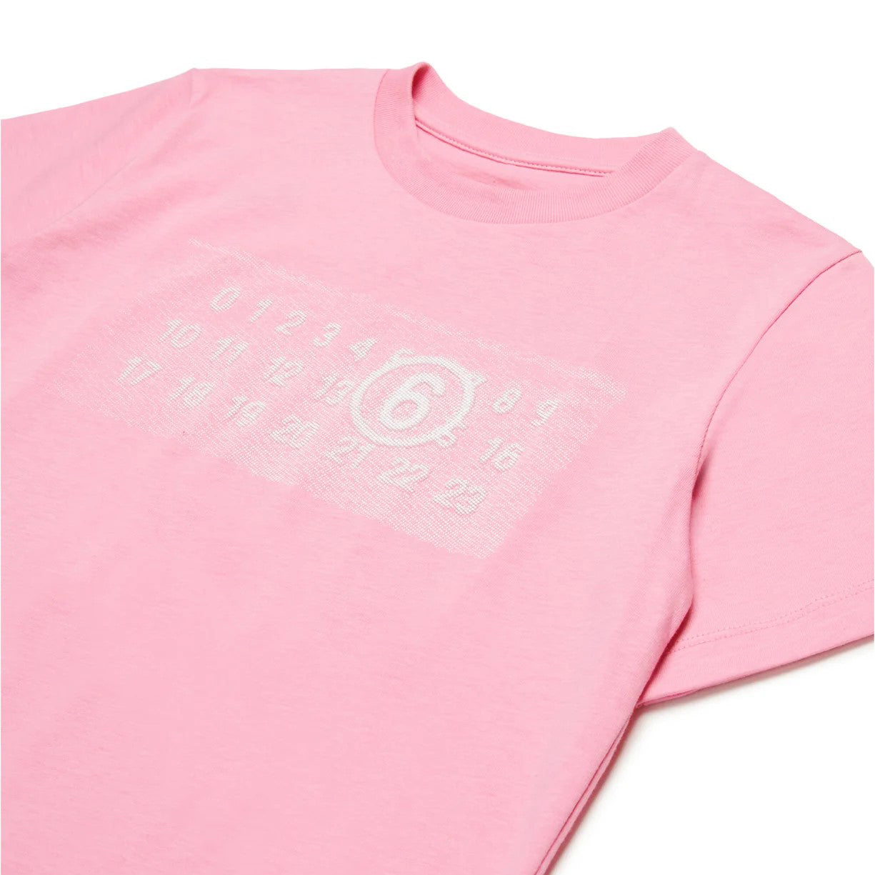 Girls Pink Printed Logo T-Shirt