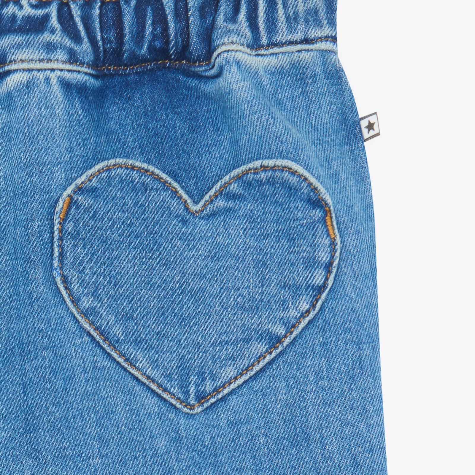 Girls Blue Denim Trousers