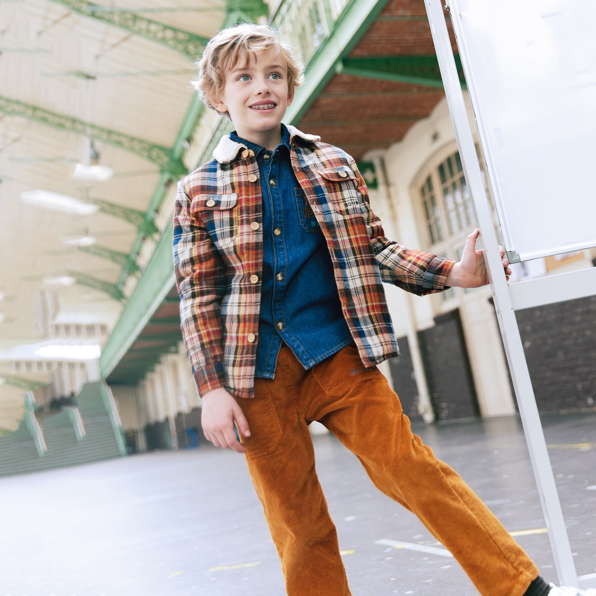 Boys Blue Denim Shirt