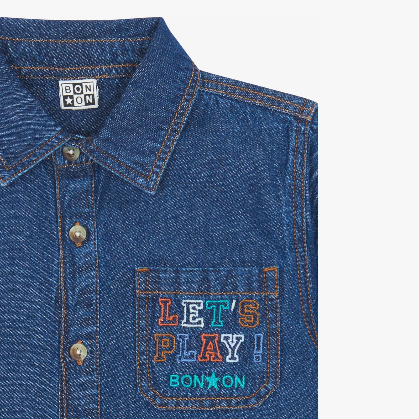 Boys Blue Denim Shirt