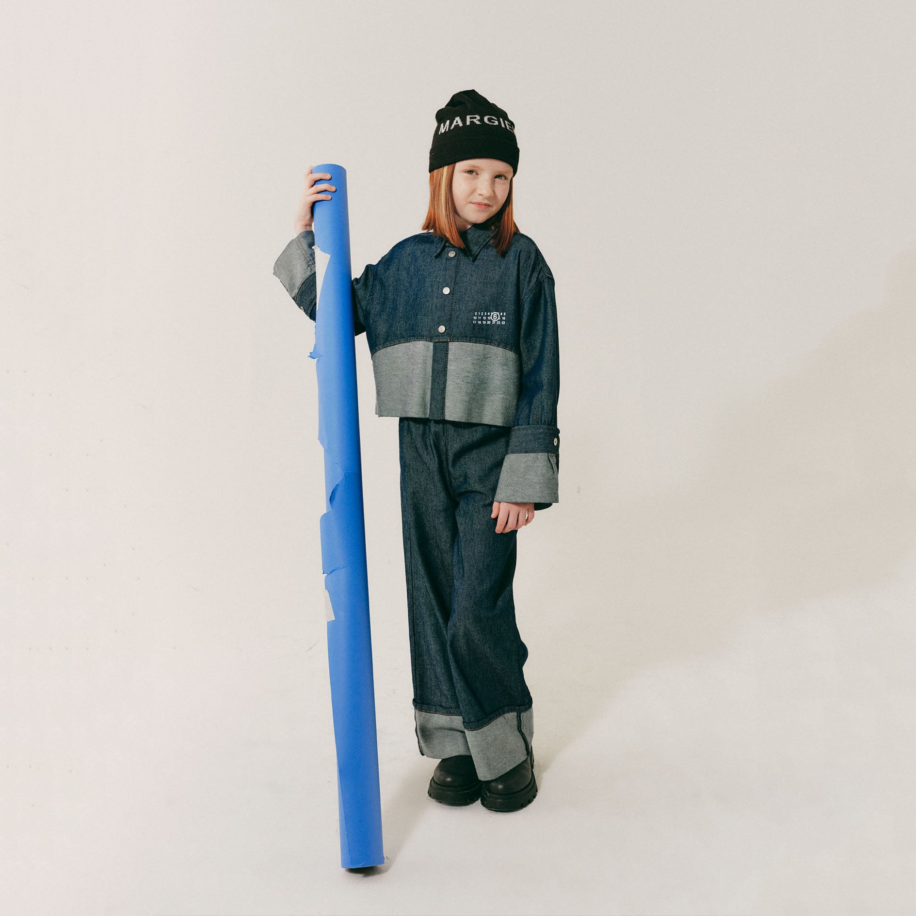 Boys & Girls Blue Denim Trousers