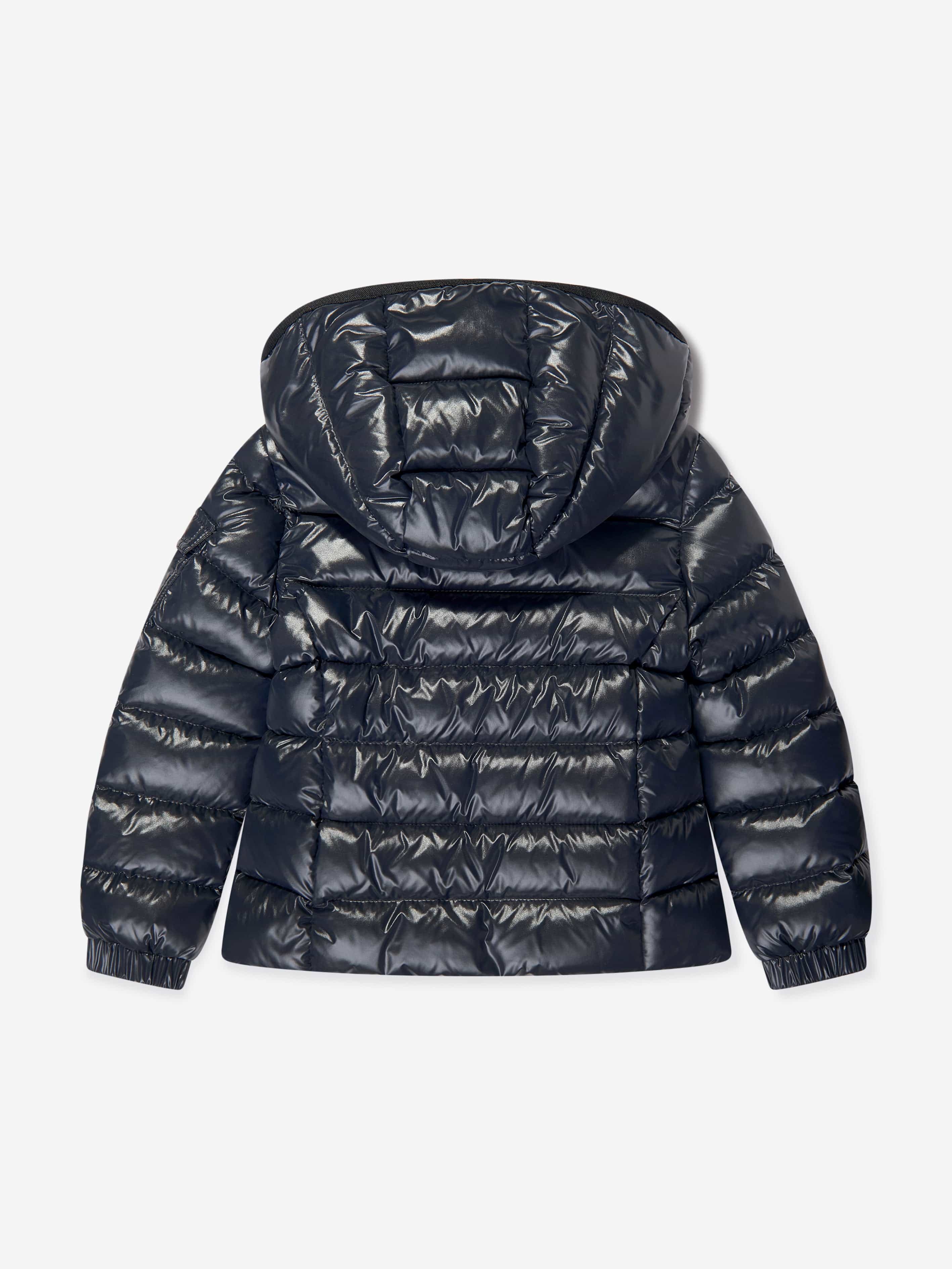 Moncler Enfant Girls Down Padded Bady Jacket in Navy