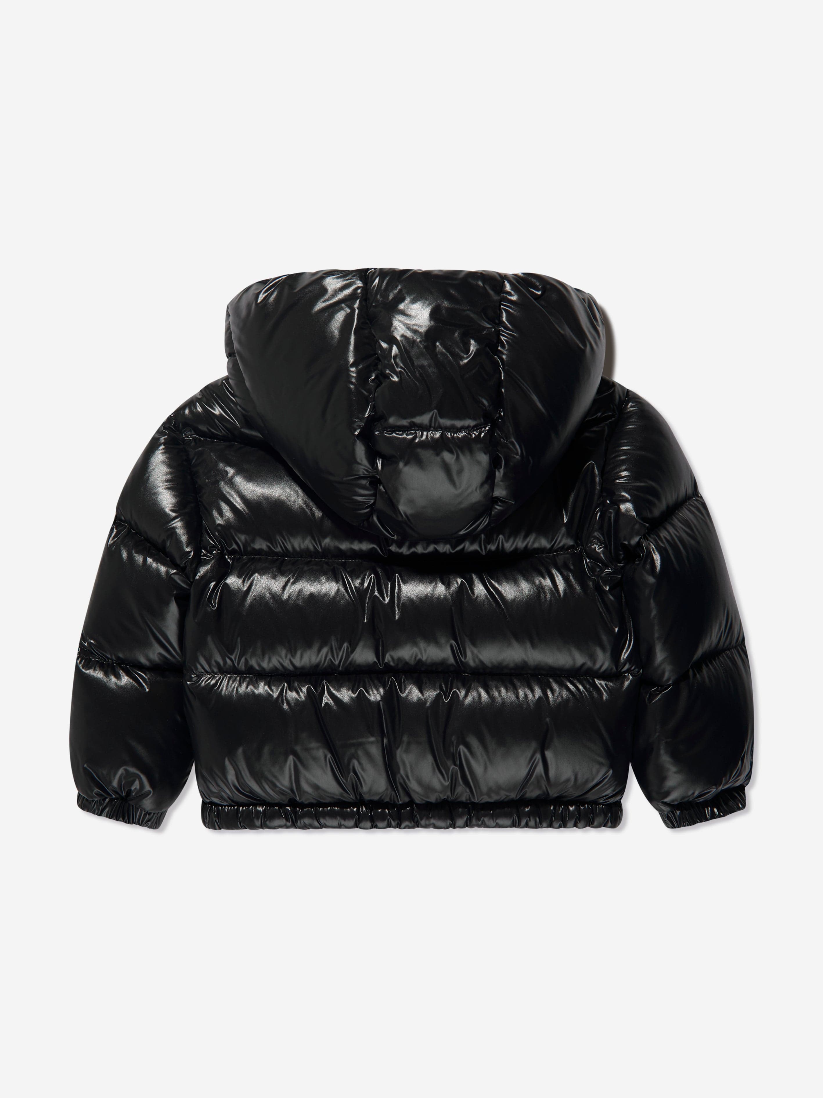 Moncler Enfant Girls Down Padded Abbaye Jacket in Black