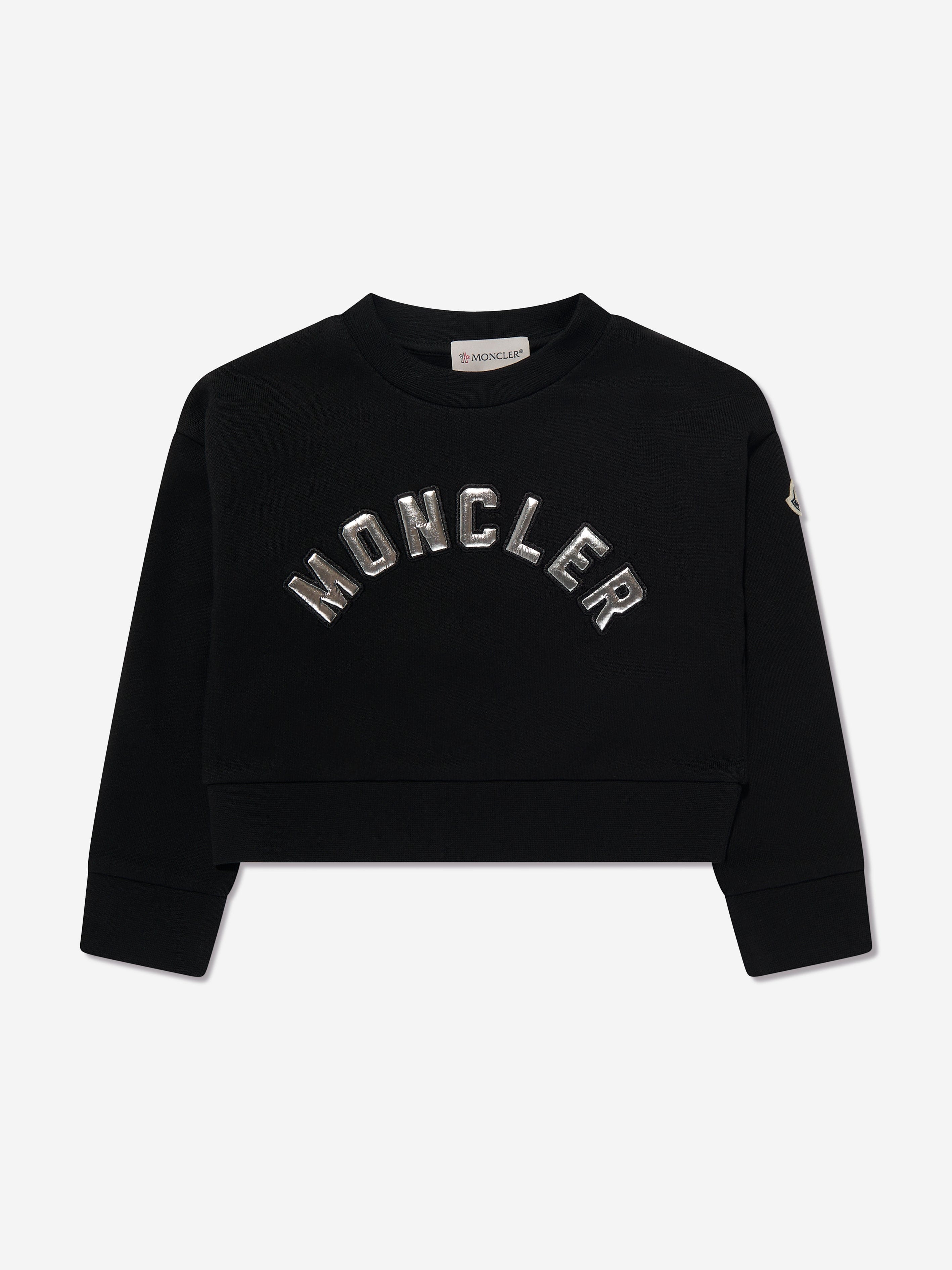 Moncler Enfant Girls Sweatshirt And Leggings Set in Black