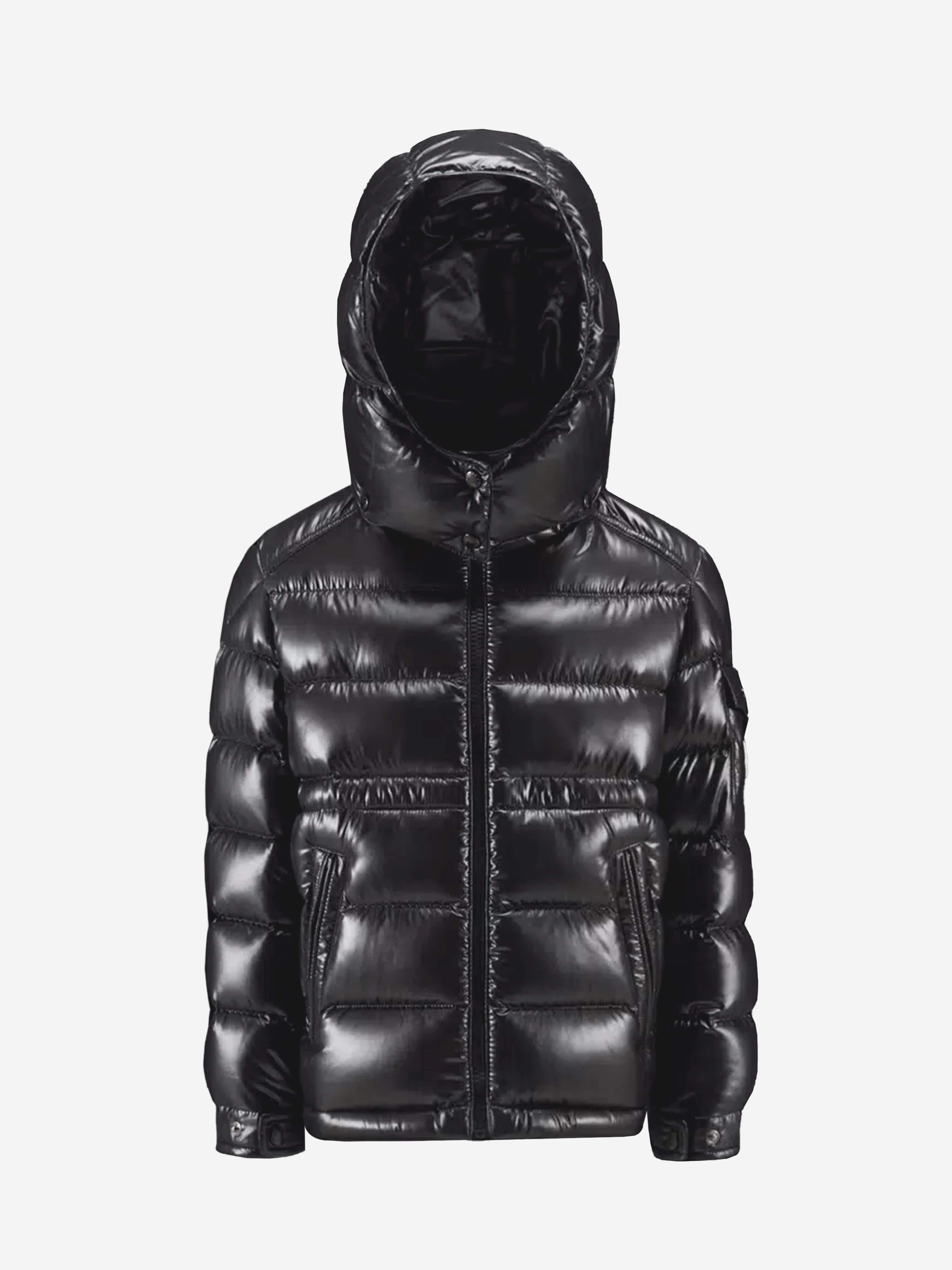 Moncler Enfant Girls Down Padded Maire Jacket in Black