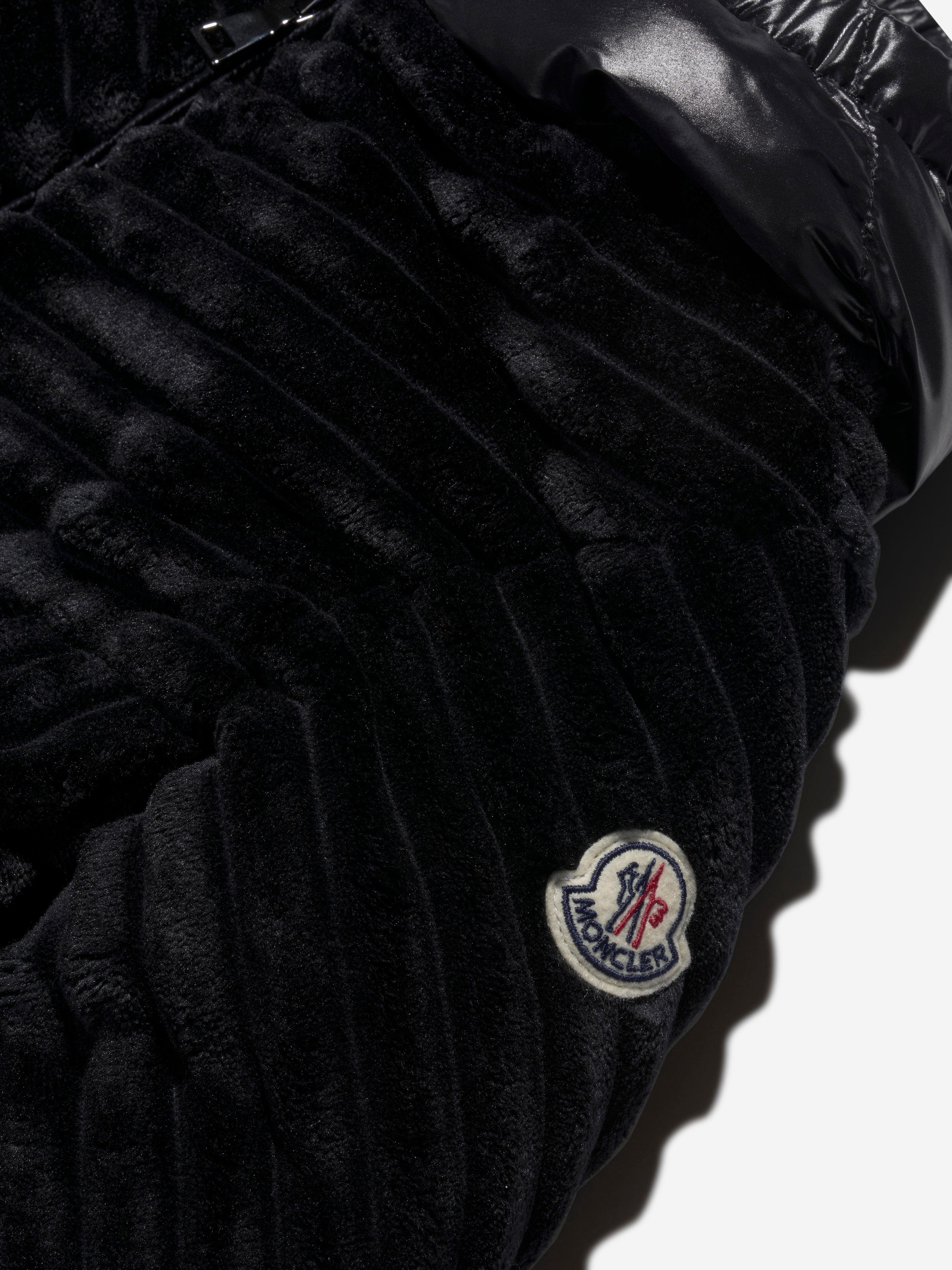 Moncler Enfant Girls Down Pedrix Jacket in Black