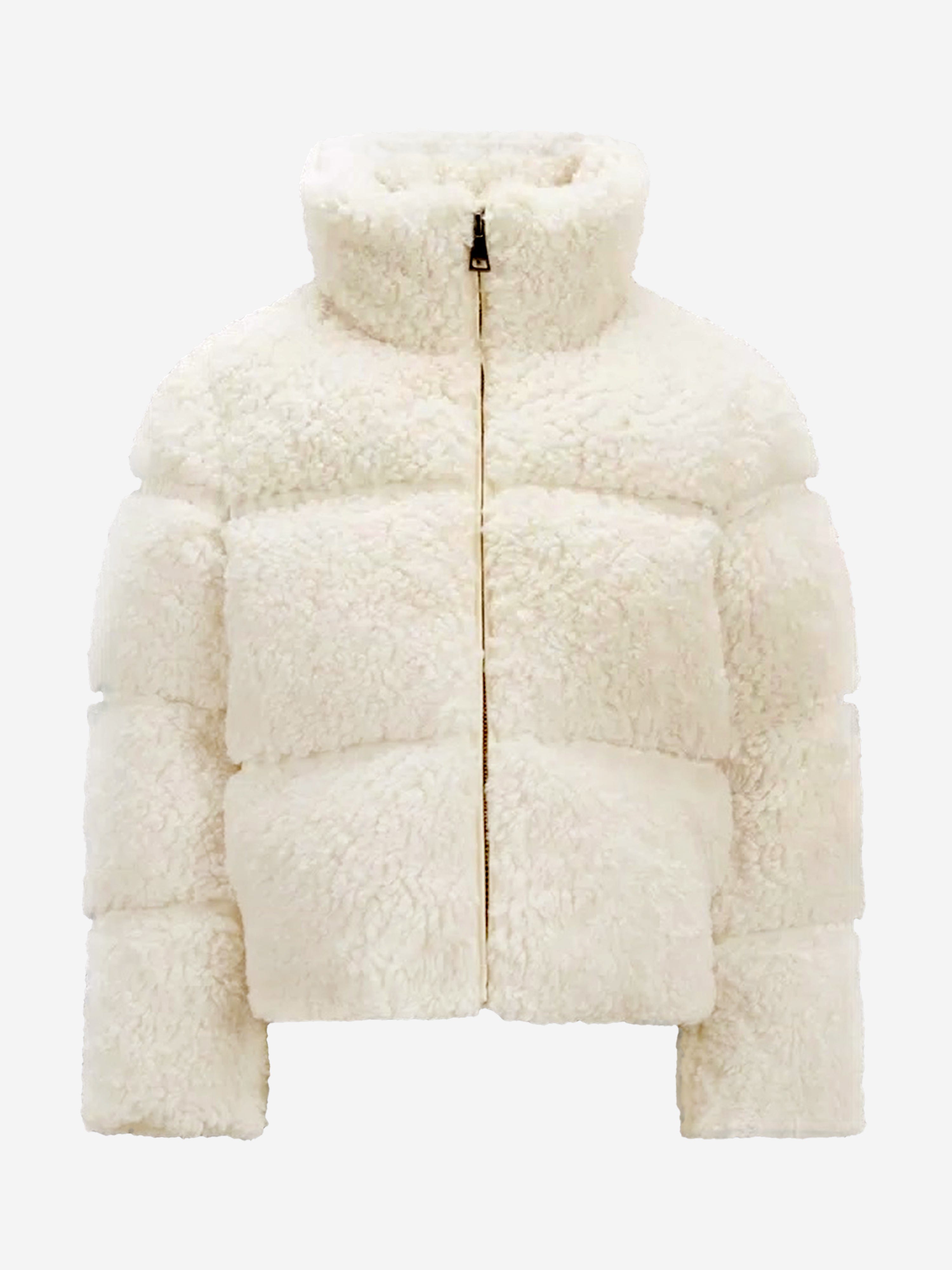 Moncler Enfant Girls Down Padded Segura Jacket in White