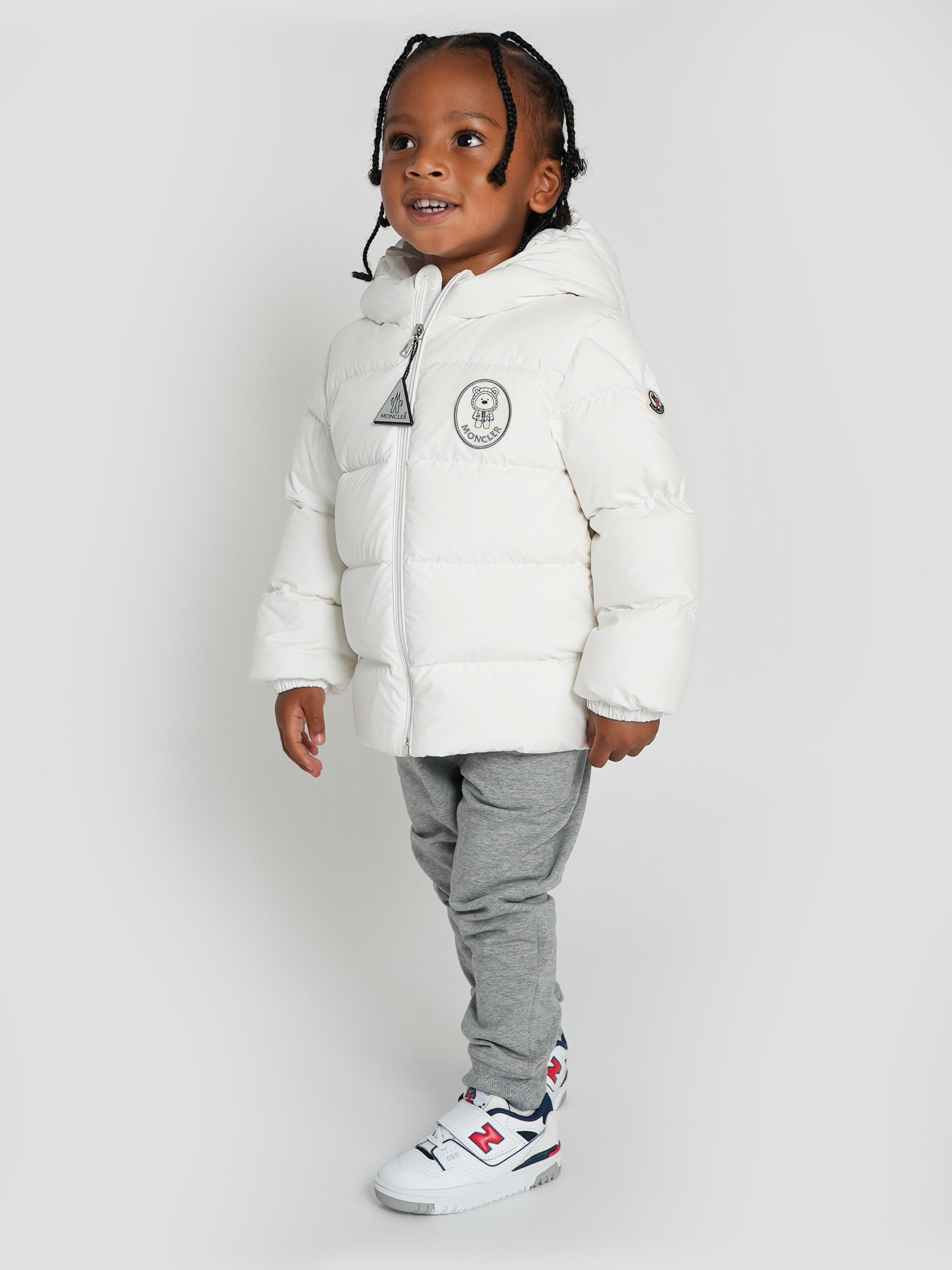 Baby Down Padded Sanyu Jacket in White