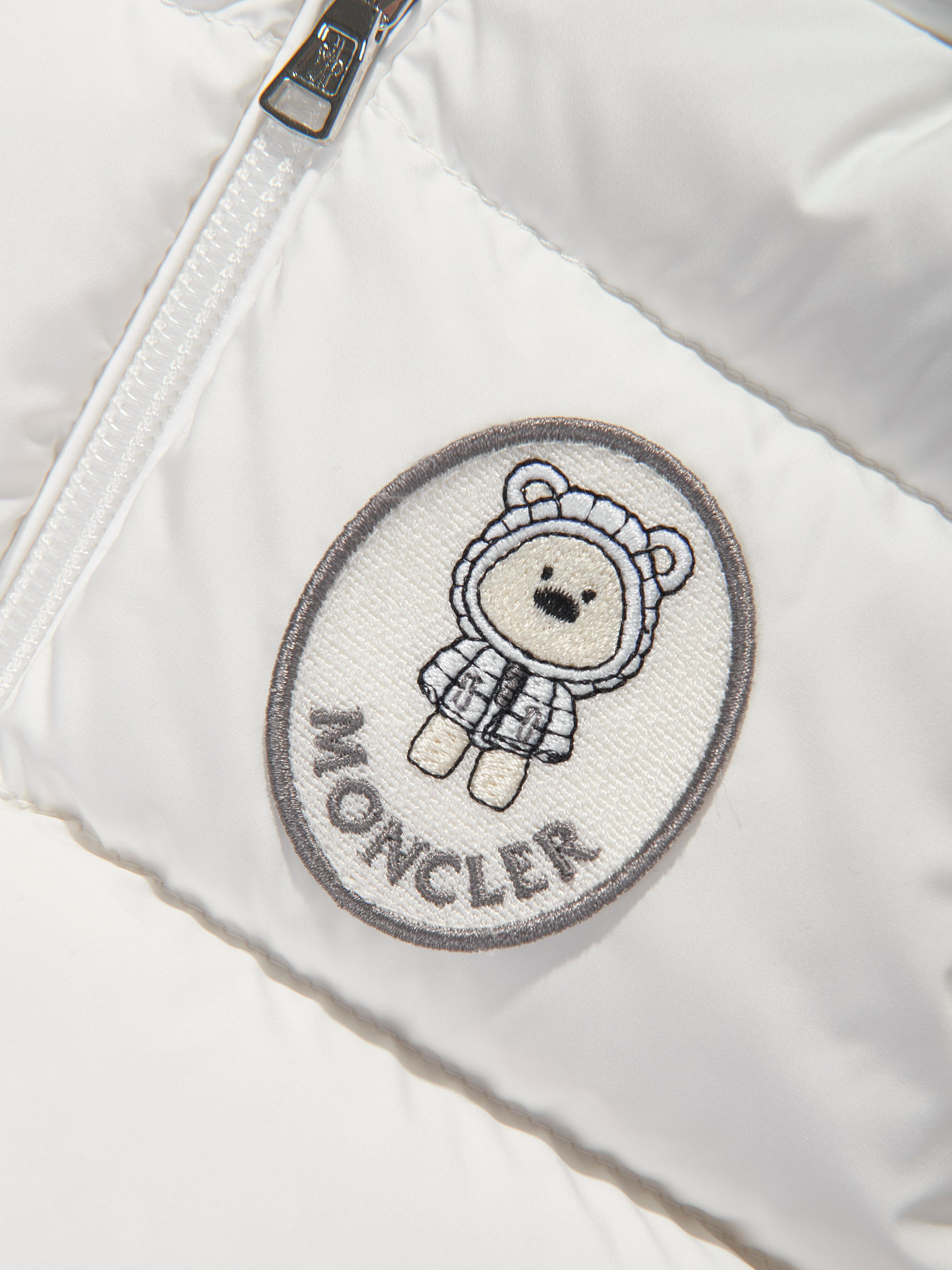 Baby Down Padded Sanyu Jacket in White