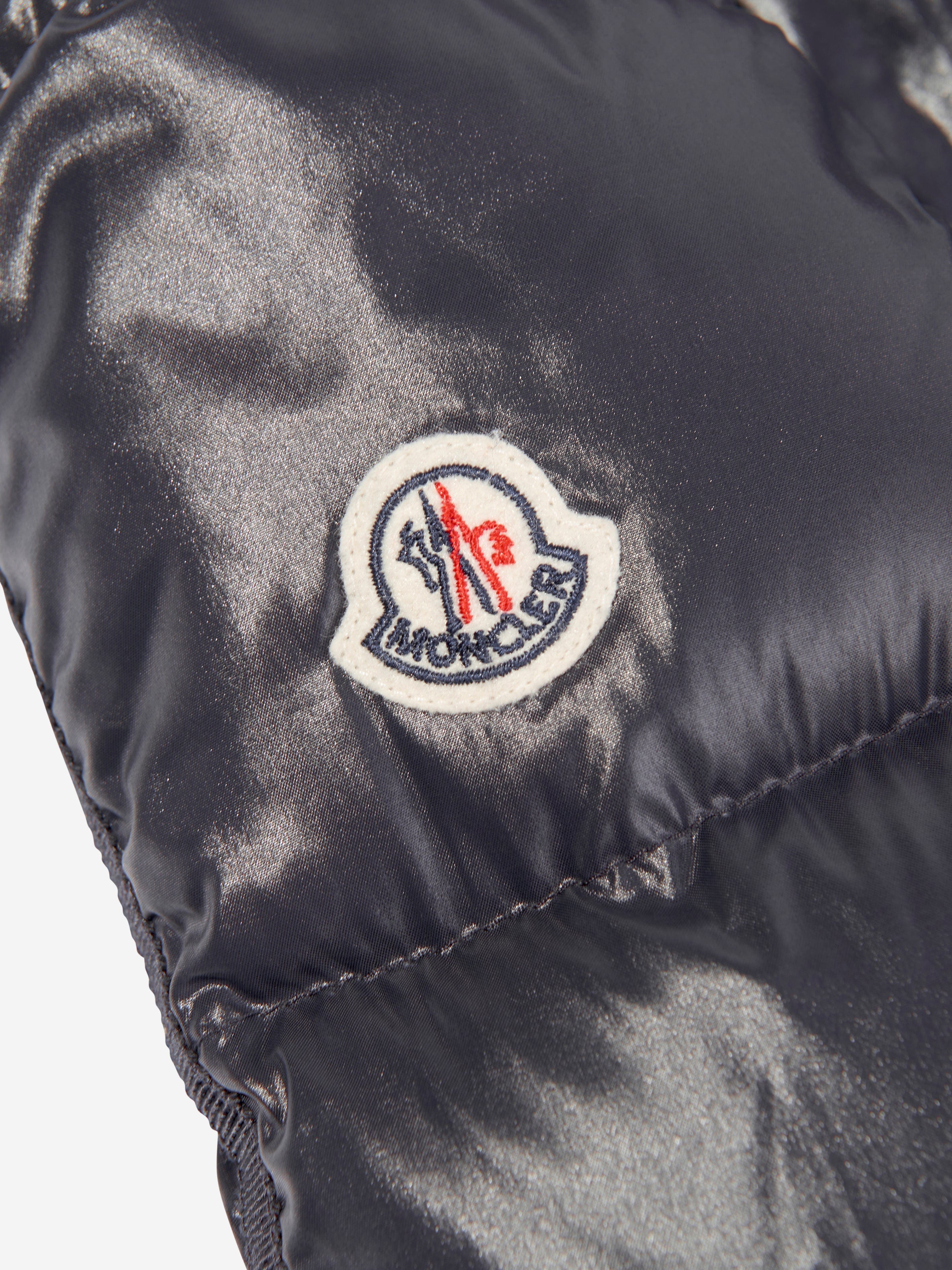 Moncler Enfant Girls Down Padded Selat Jacket in Navy