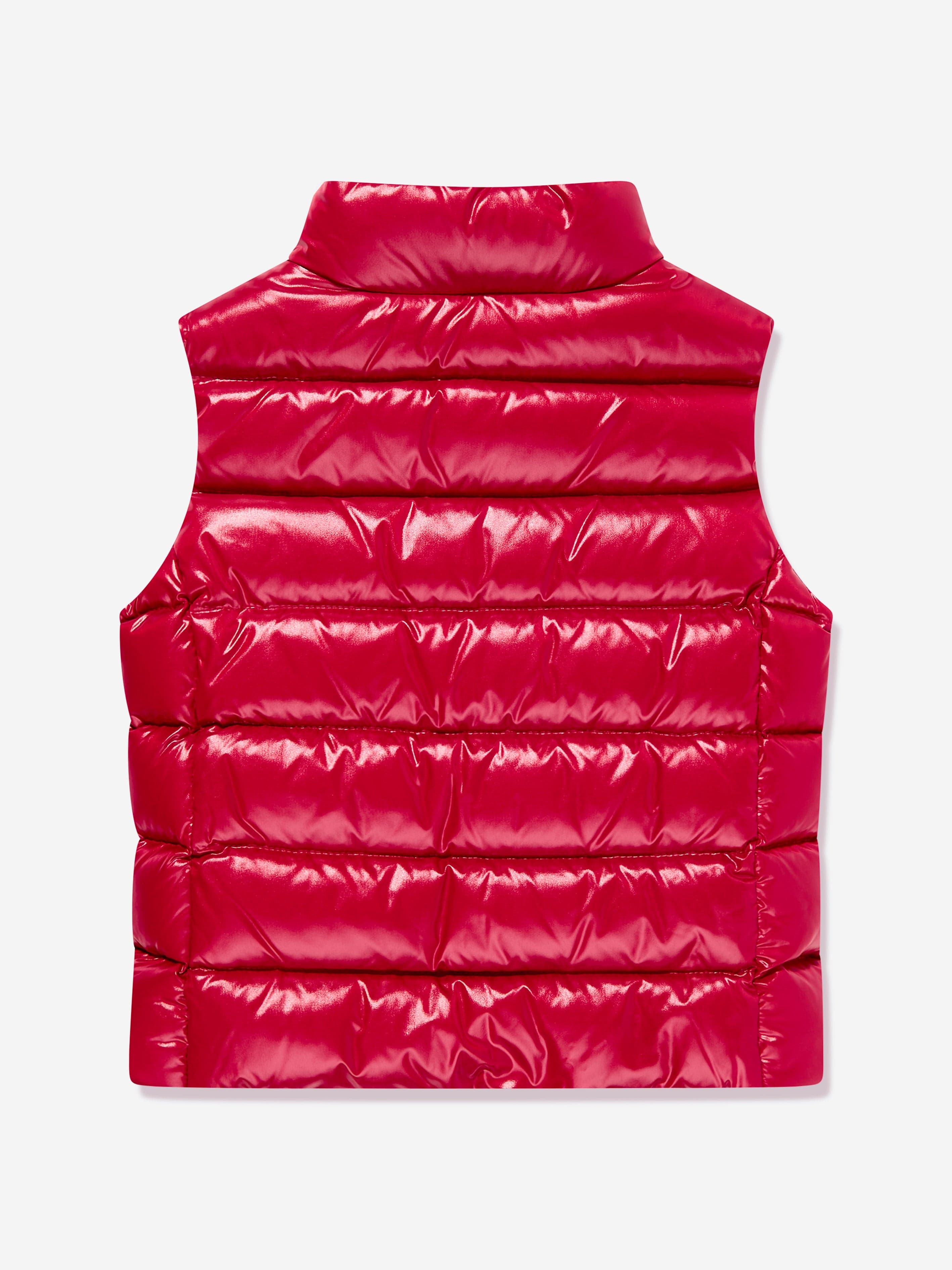 Moncler Enfant Girls Down Padded Ghany Gilet in Red