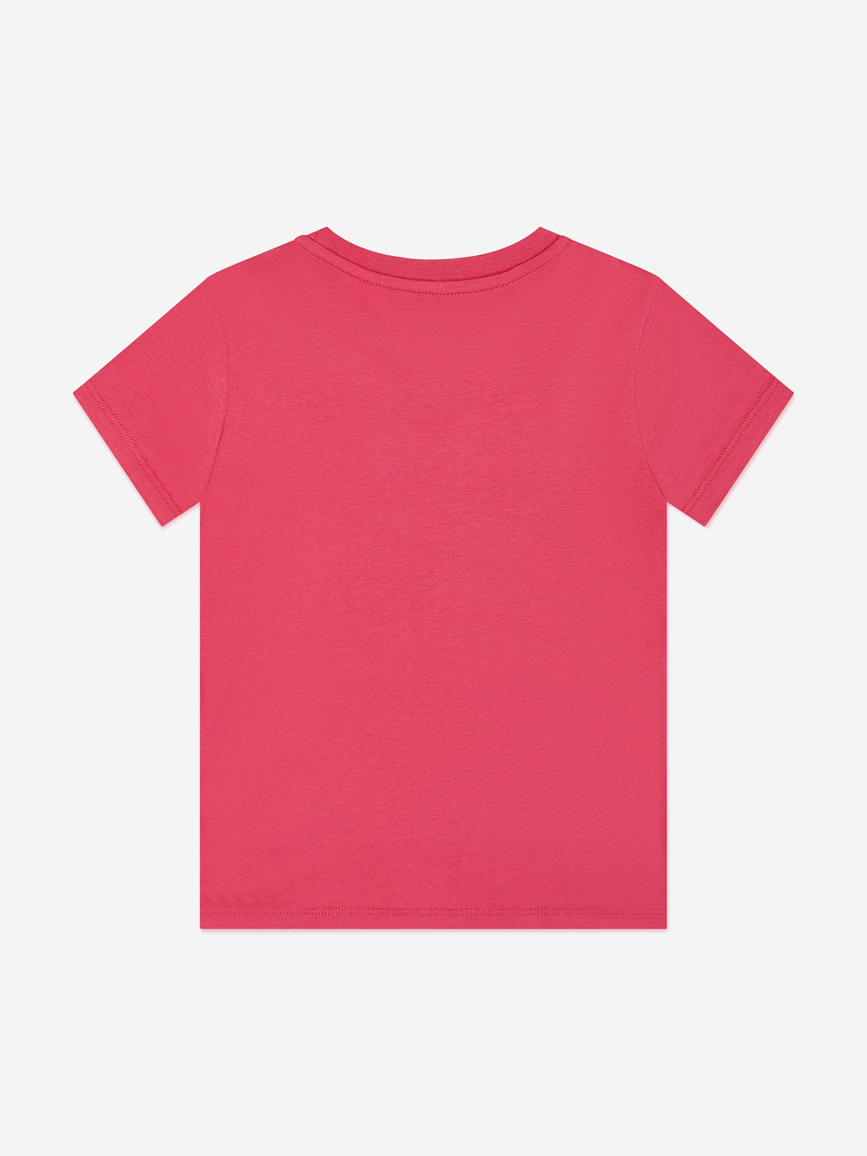 Moncler Enfant Girls Logo T-Shirt in Red