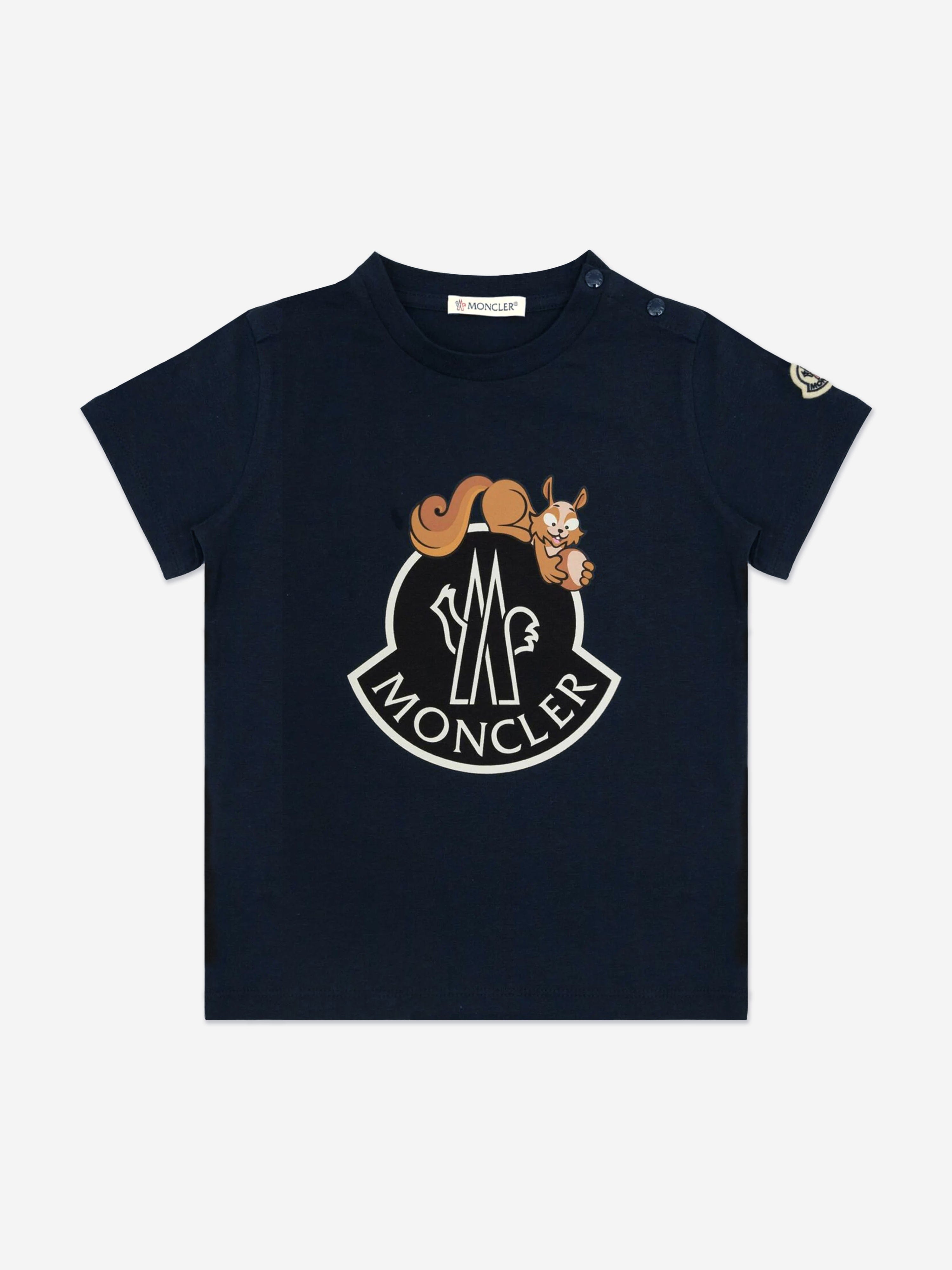 Baby Boys Logo T-Shirt in Navy