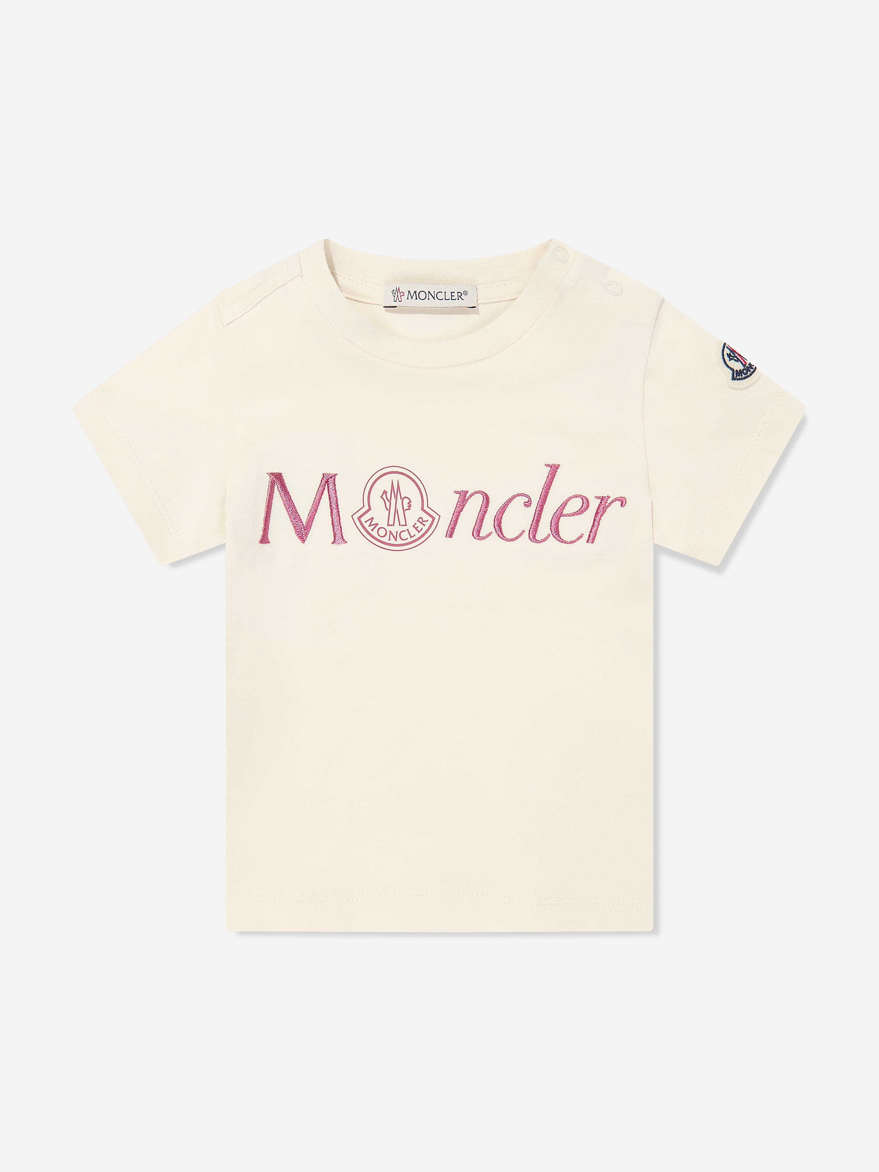 Baby Girls Logo T-Shirt in Ivory