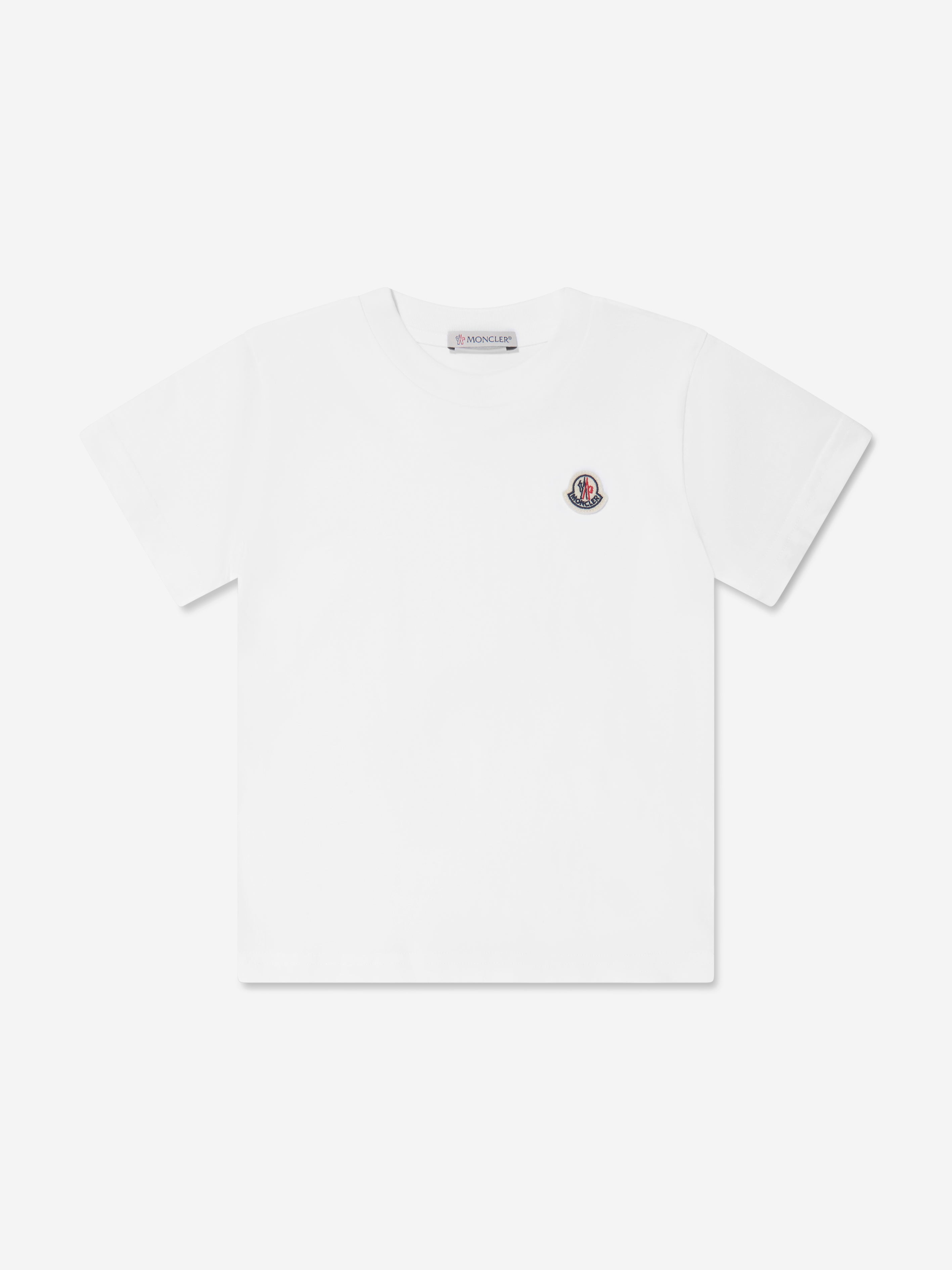 Moncler Enfant Kids Logo T-Shirt in White