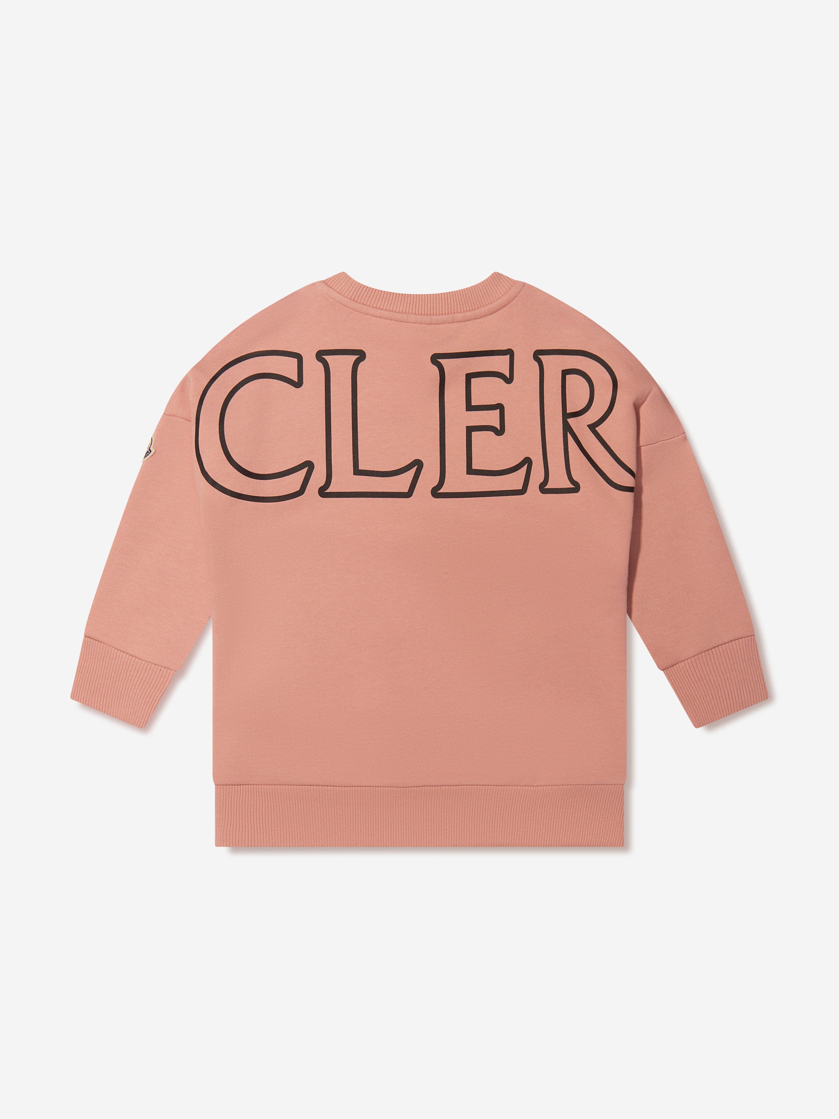 Moncler Enfant Girls Logo Print Sweater Dress