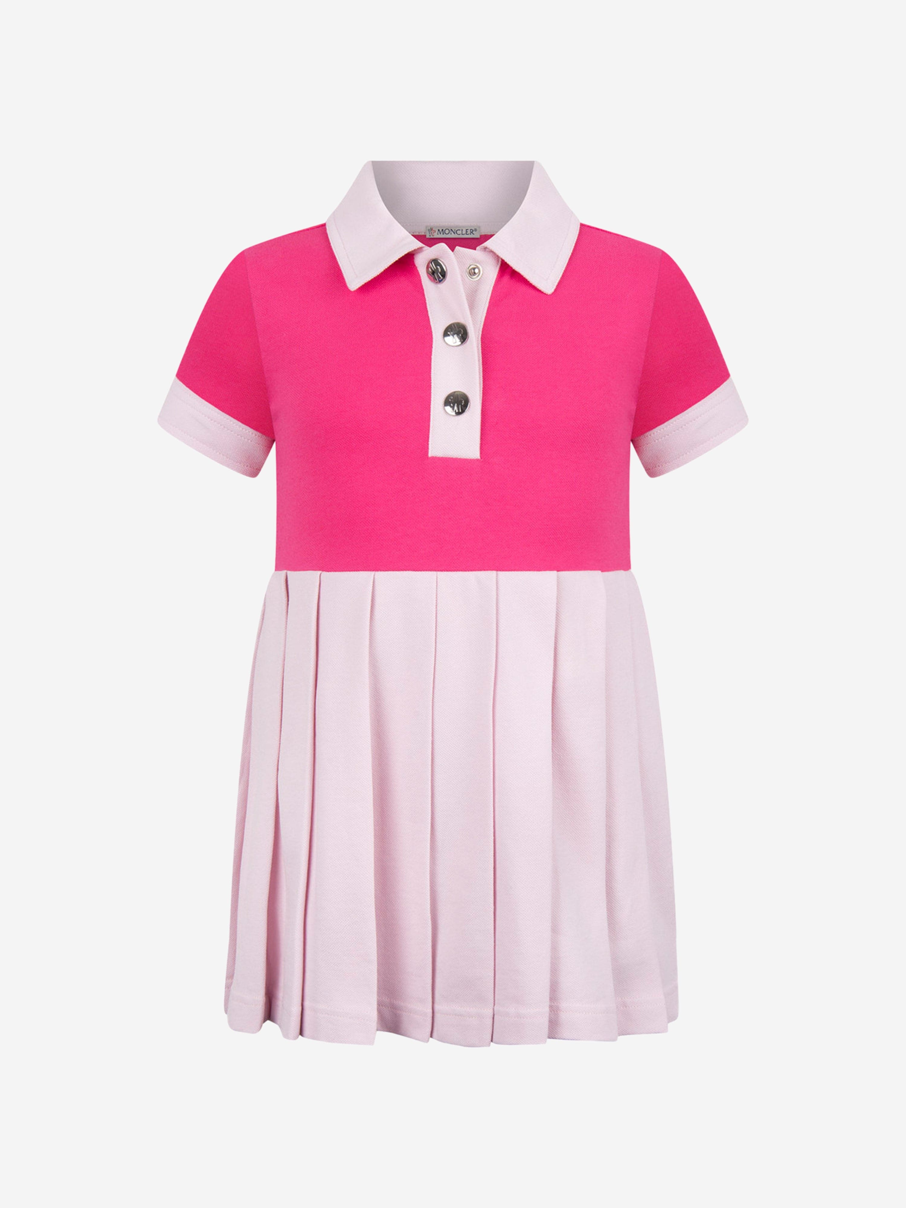 Moncler Girls Pique Polo Dress