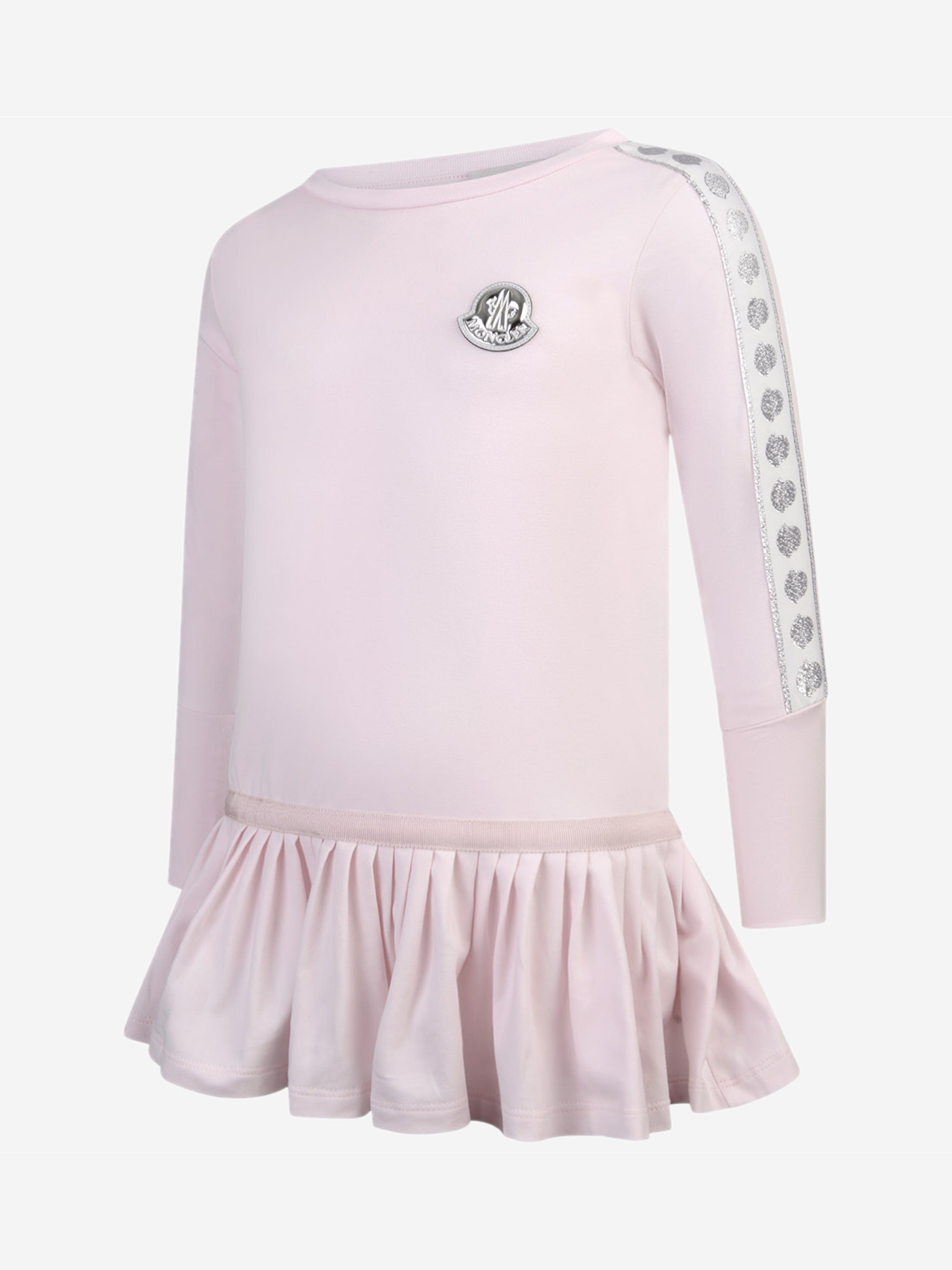 Moncler Enfant Girls Dress - Cotton Jersey Dress