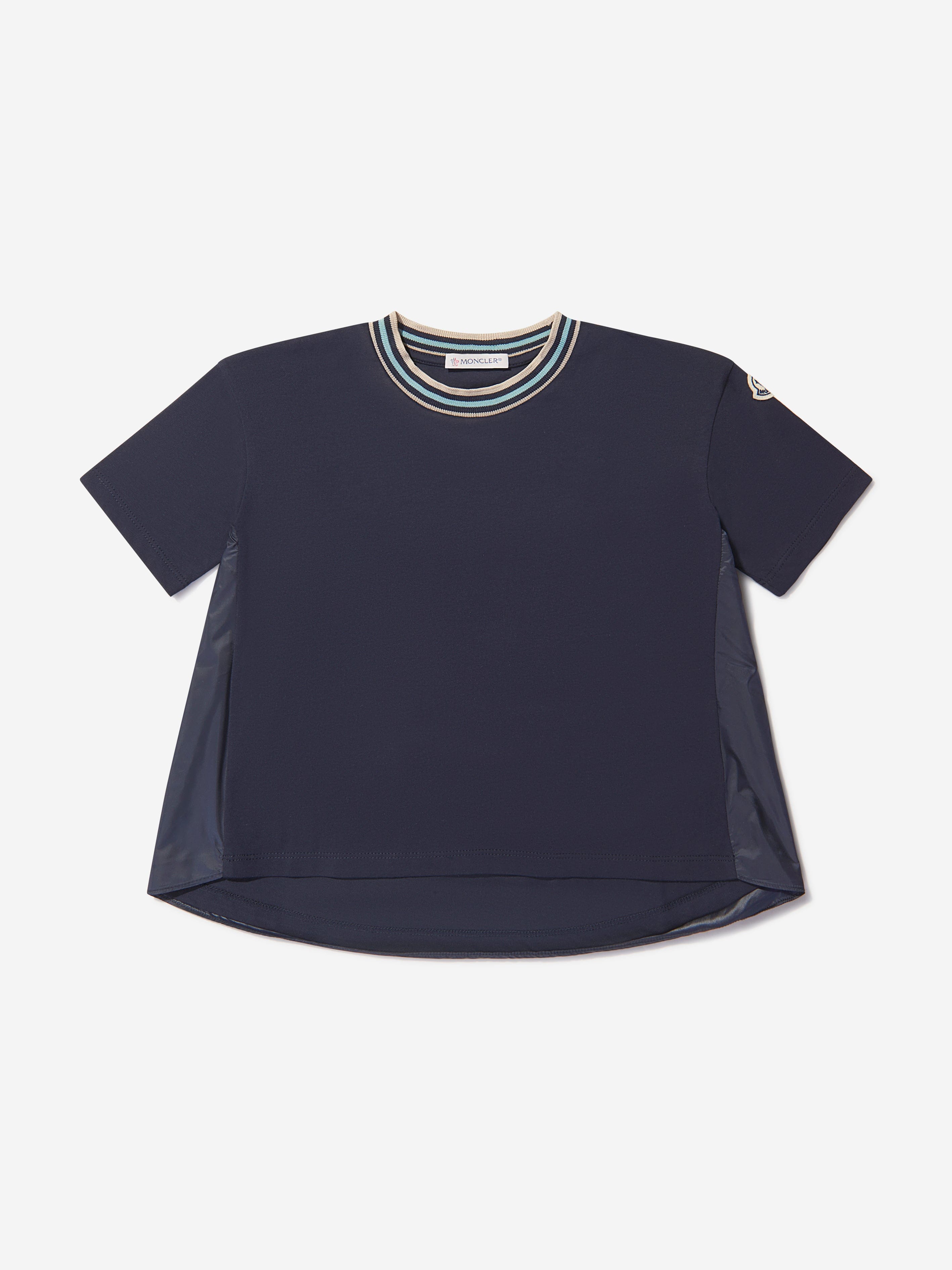 Moncler Enfant Girls Short Sleeve Logo T-Shirt