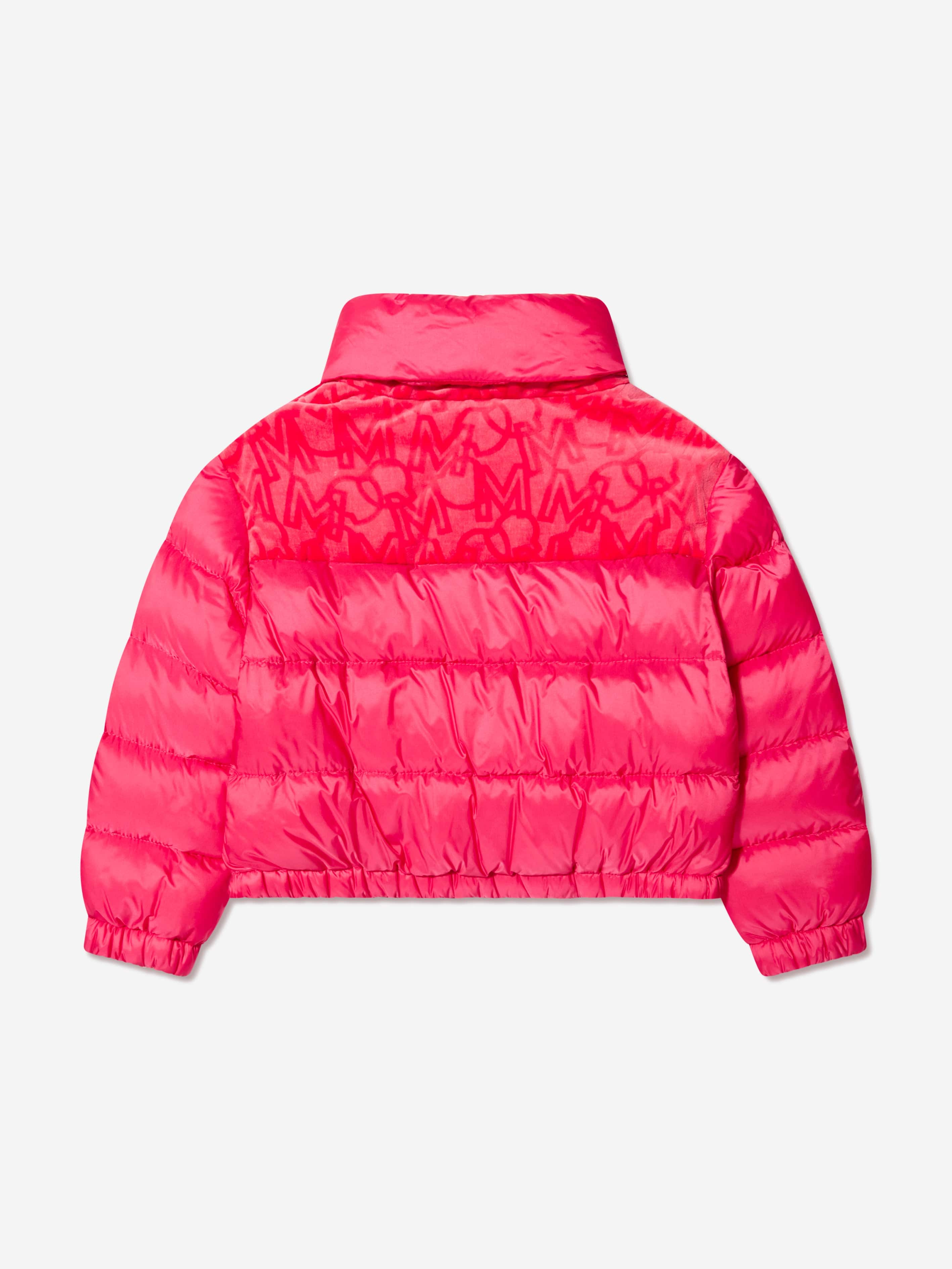 Moncler Enfant Girls Down Padded Ninan Jacket in Red