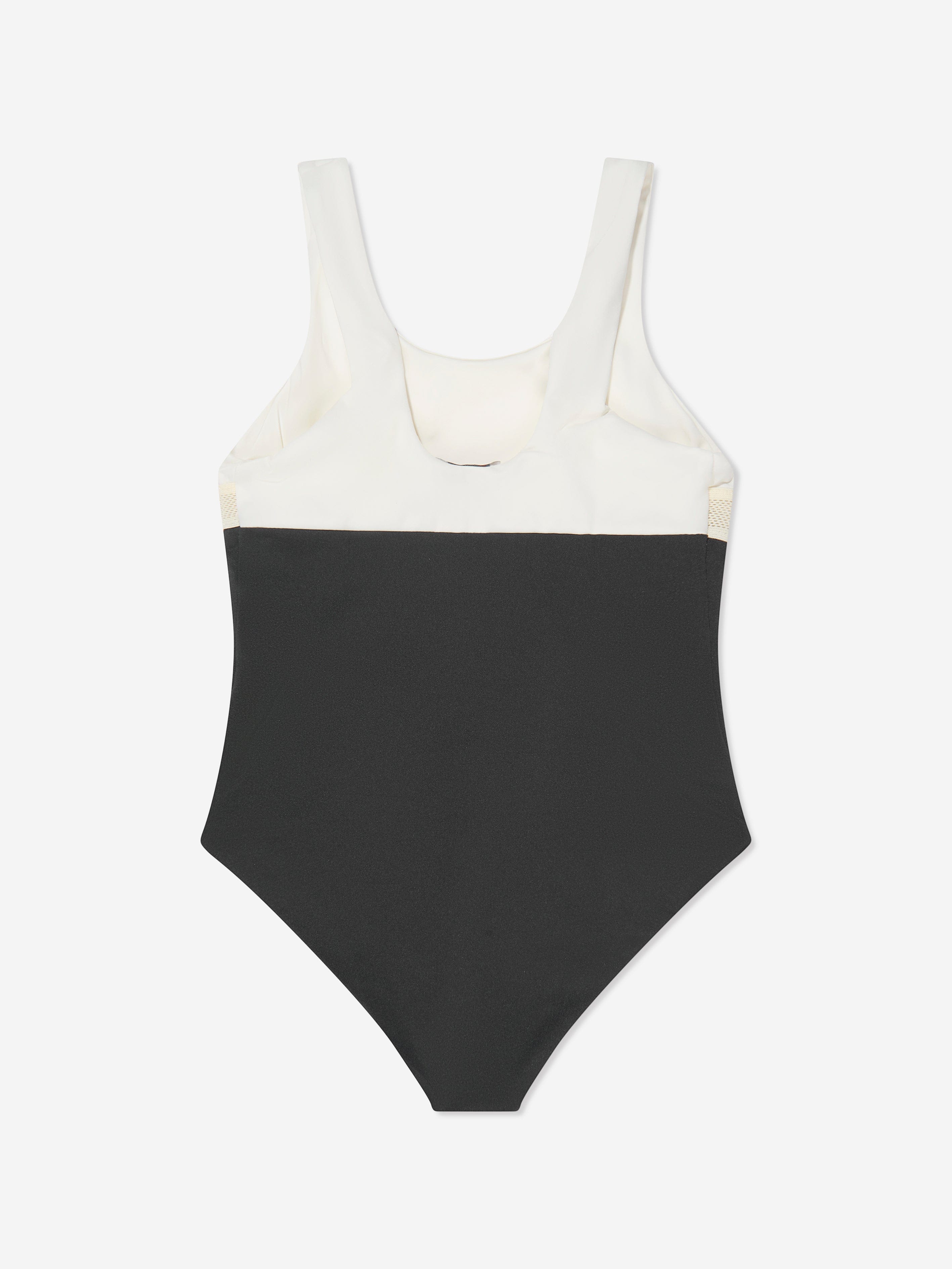 Moncler Enfant Girls Colourblock Swimsuit in White