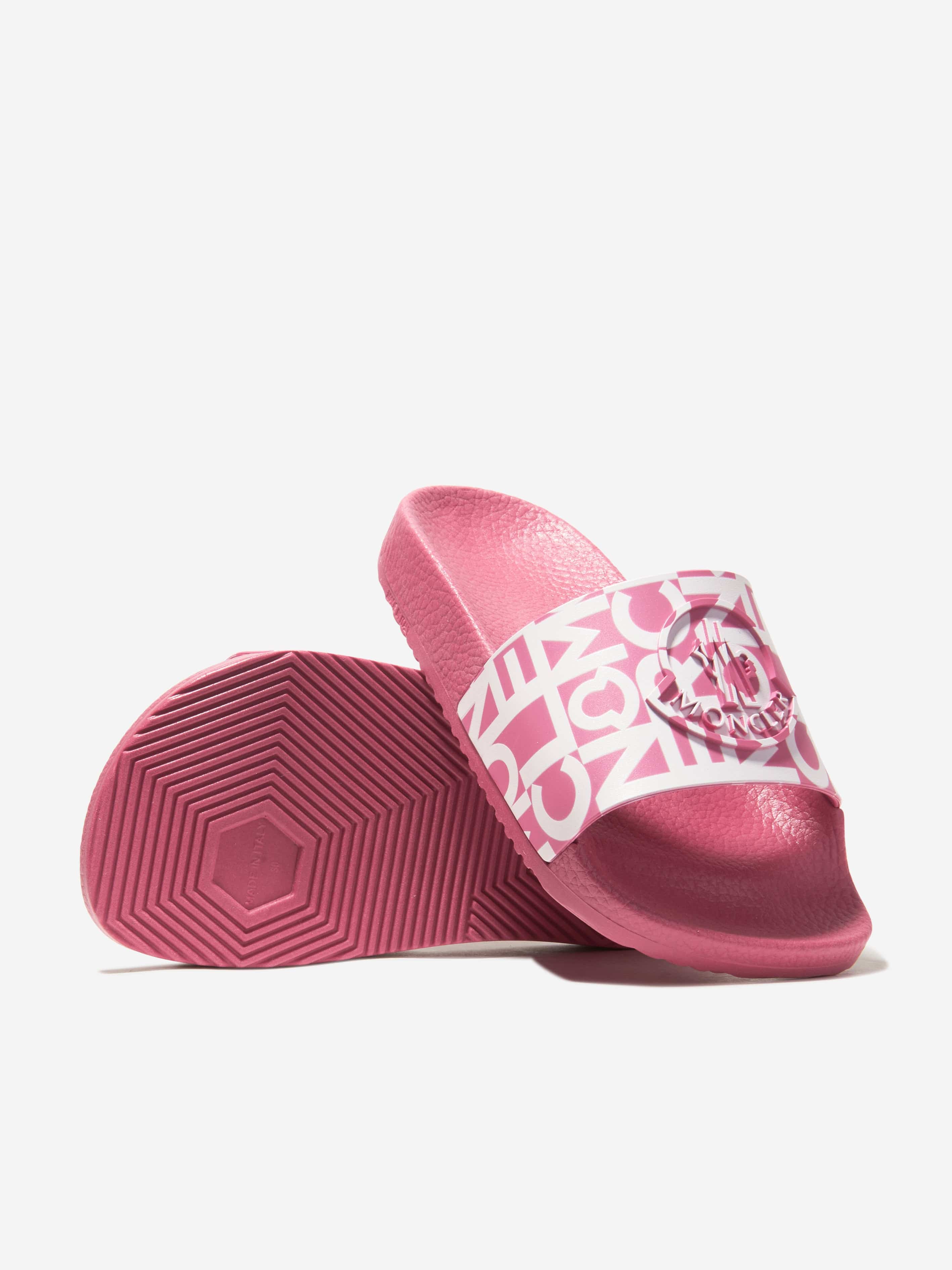 Moncler Enfant Kids Jeanne Sliders in Pink