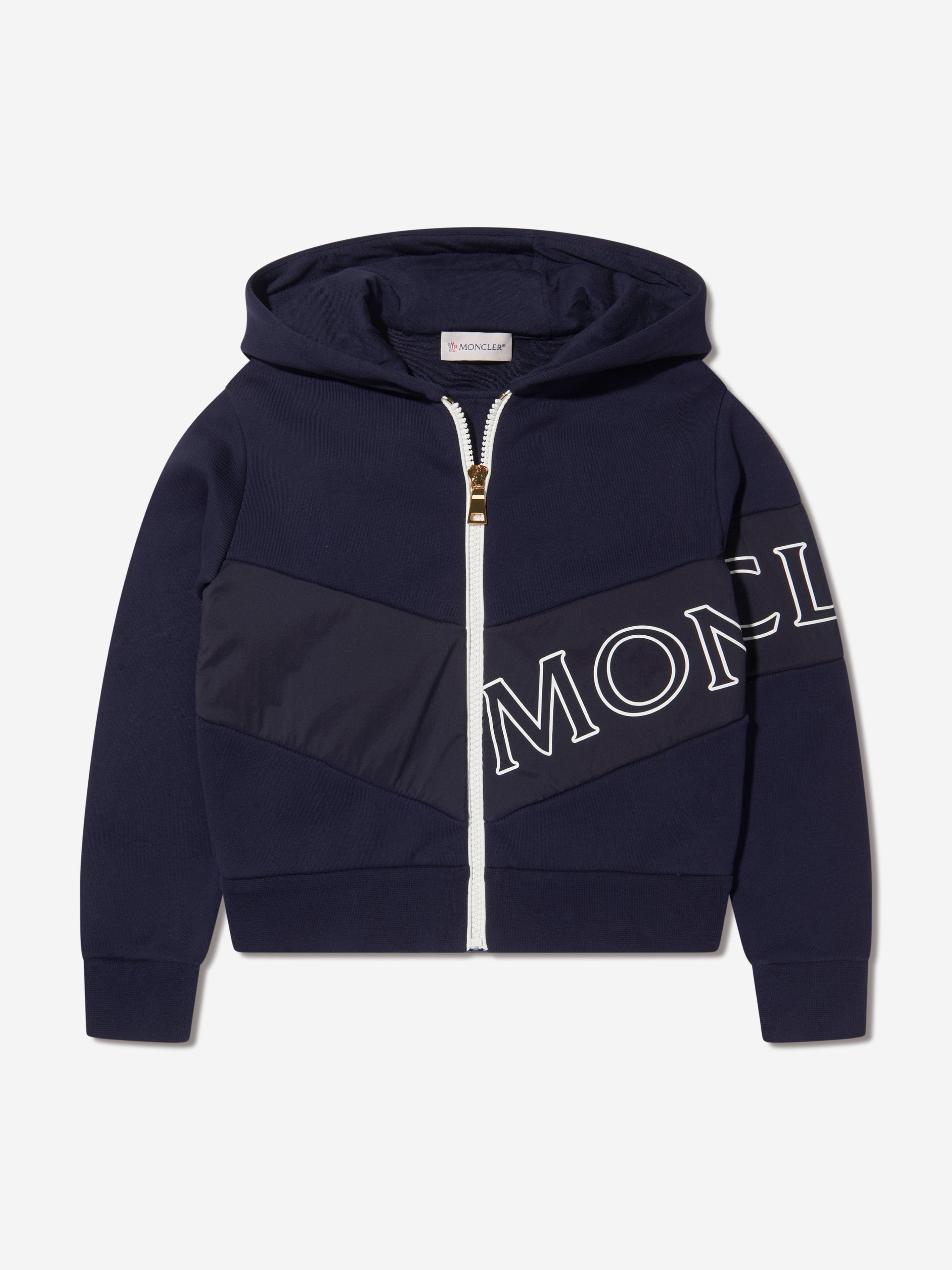 Moncler Enfant Girls Logo Tracksuit in Navy