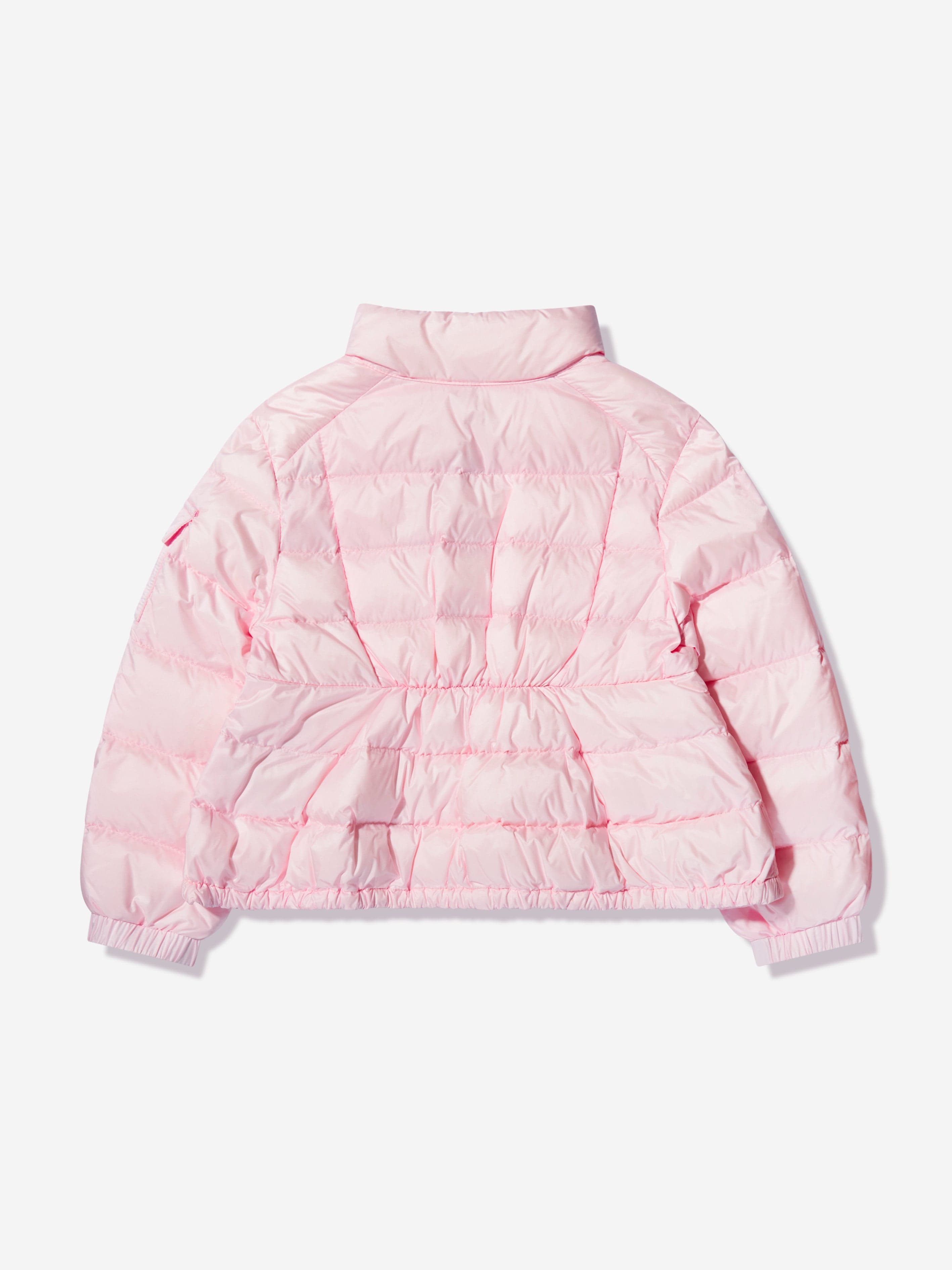 Moncler Enfant Girls Down Padded Aminia Jacket in Pink