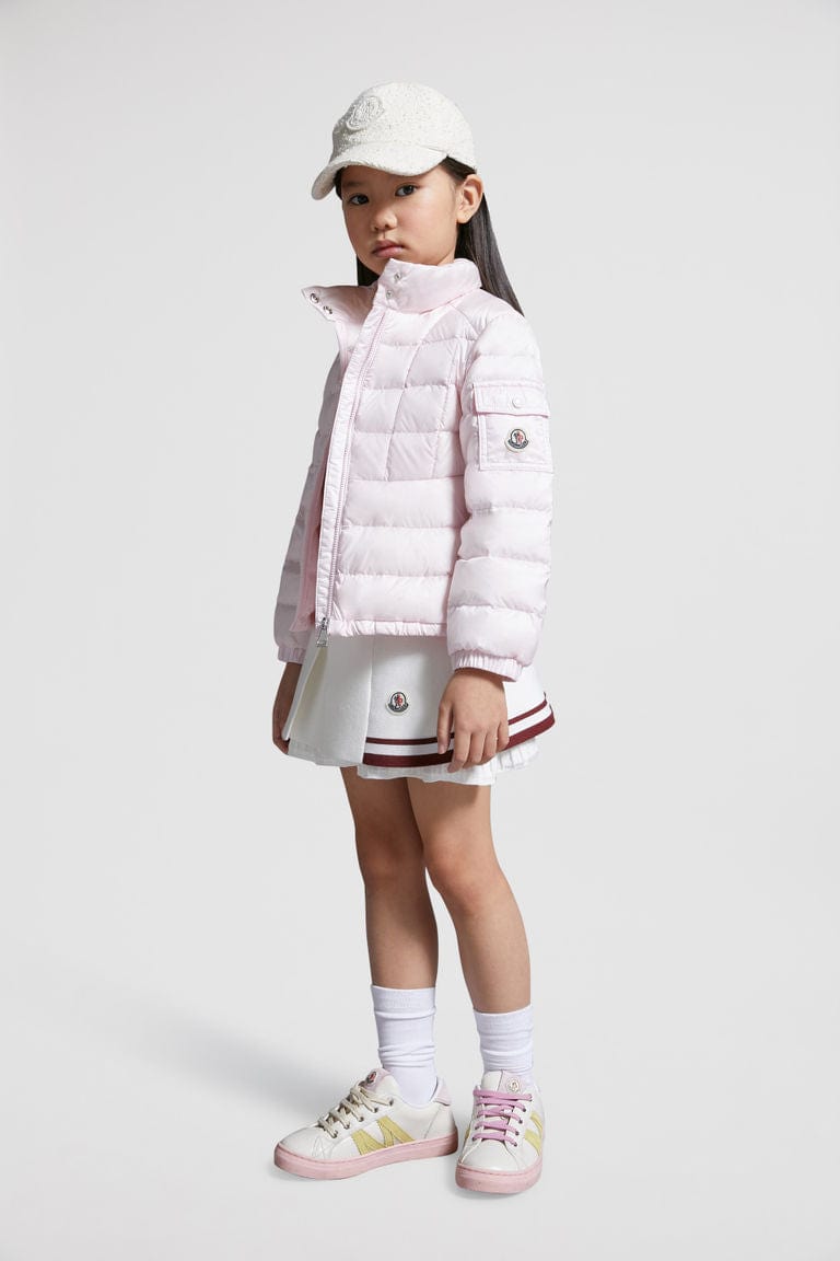 Moncler Enfant Girls Down Padded Aminia Jacket in Pink