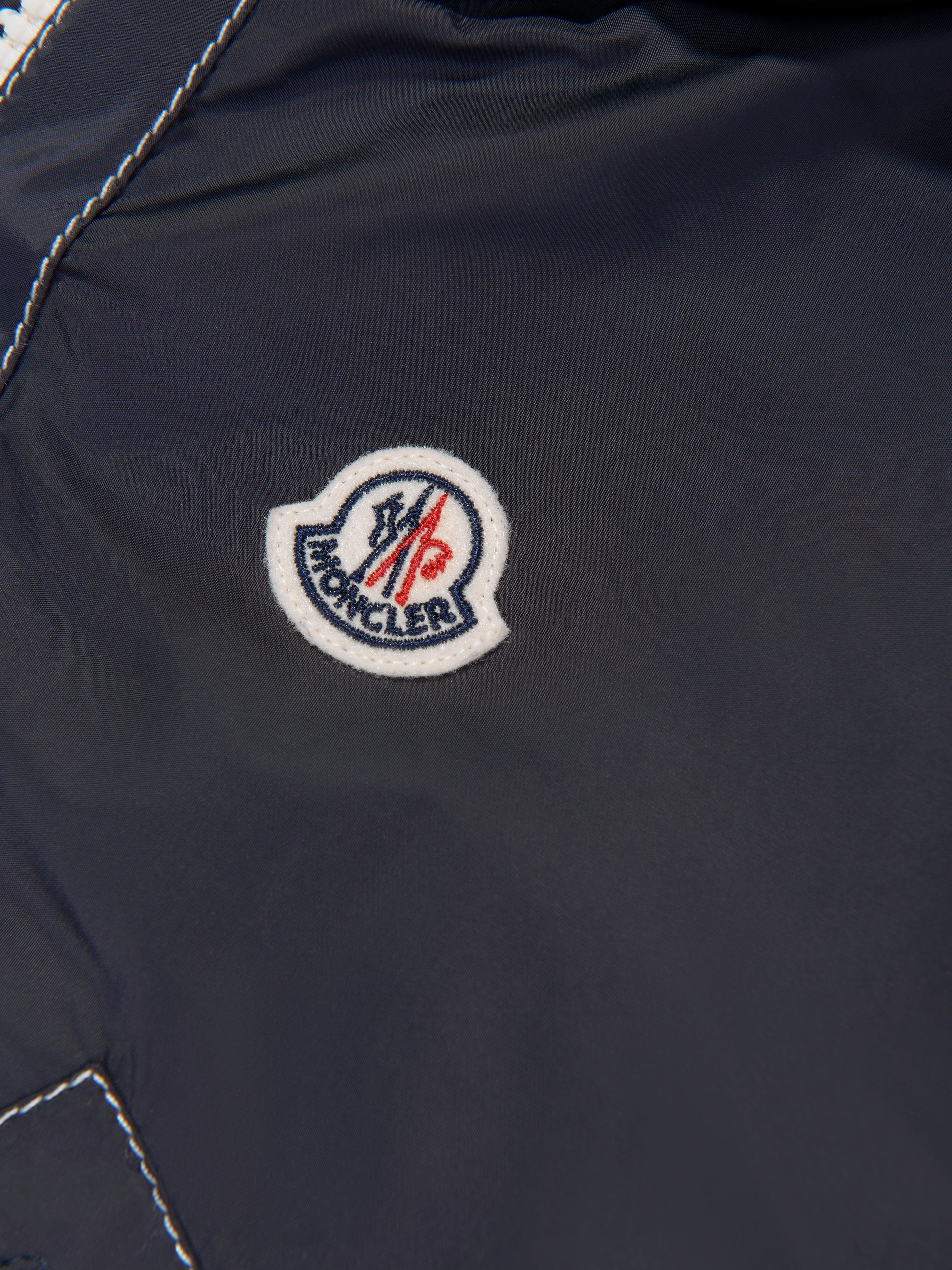 Moncler Enfant Girls Truyere Zip Up Jacket in Navy