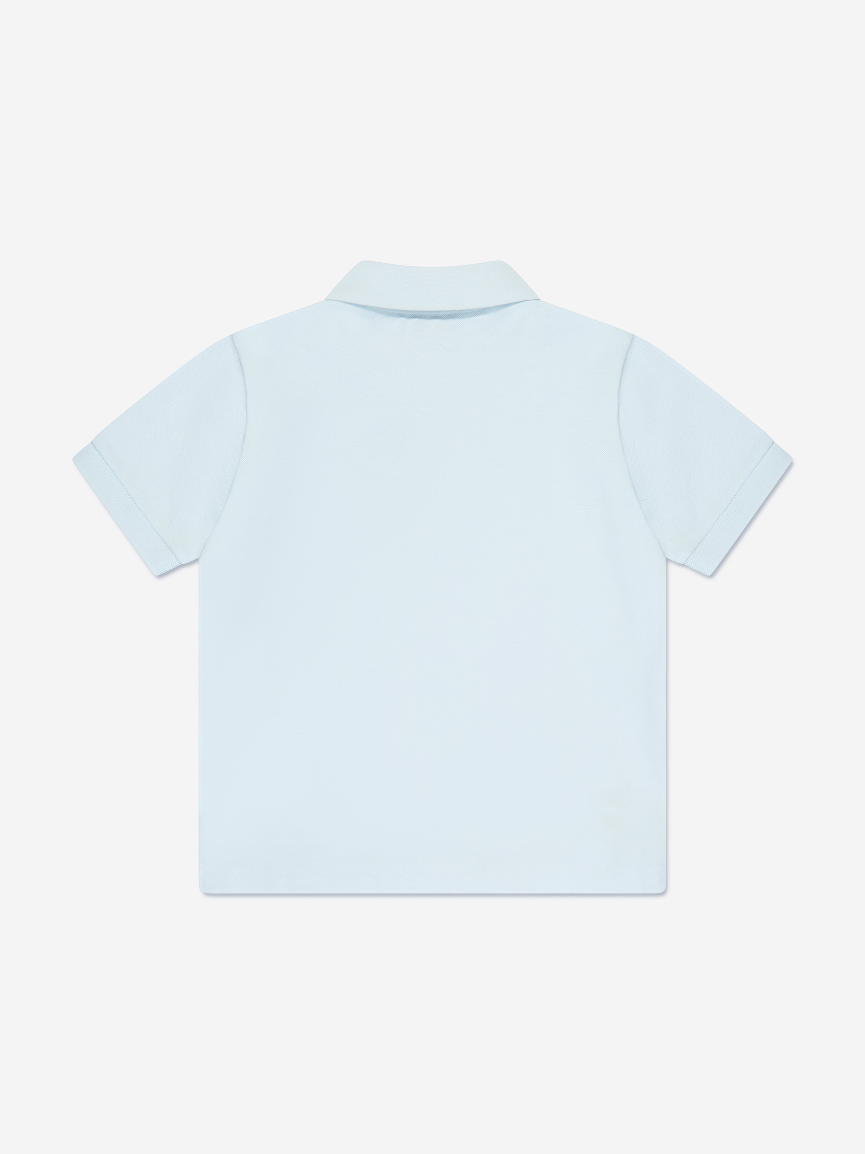 Moncler Enfant Boys Tennis Logo Polo Shirt in Blue