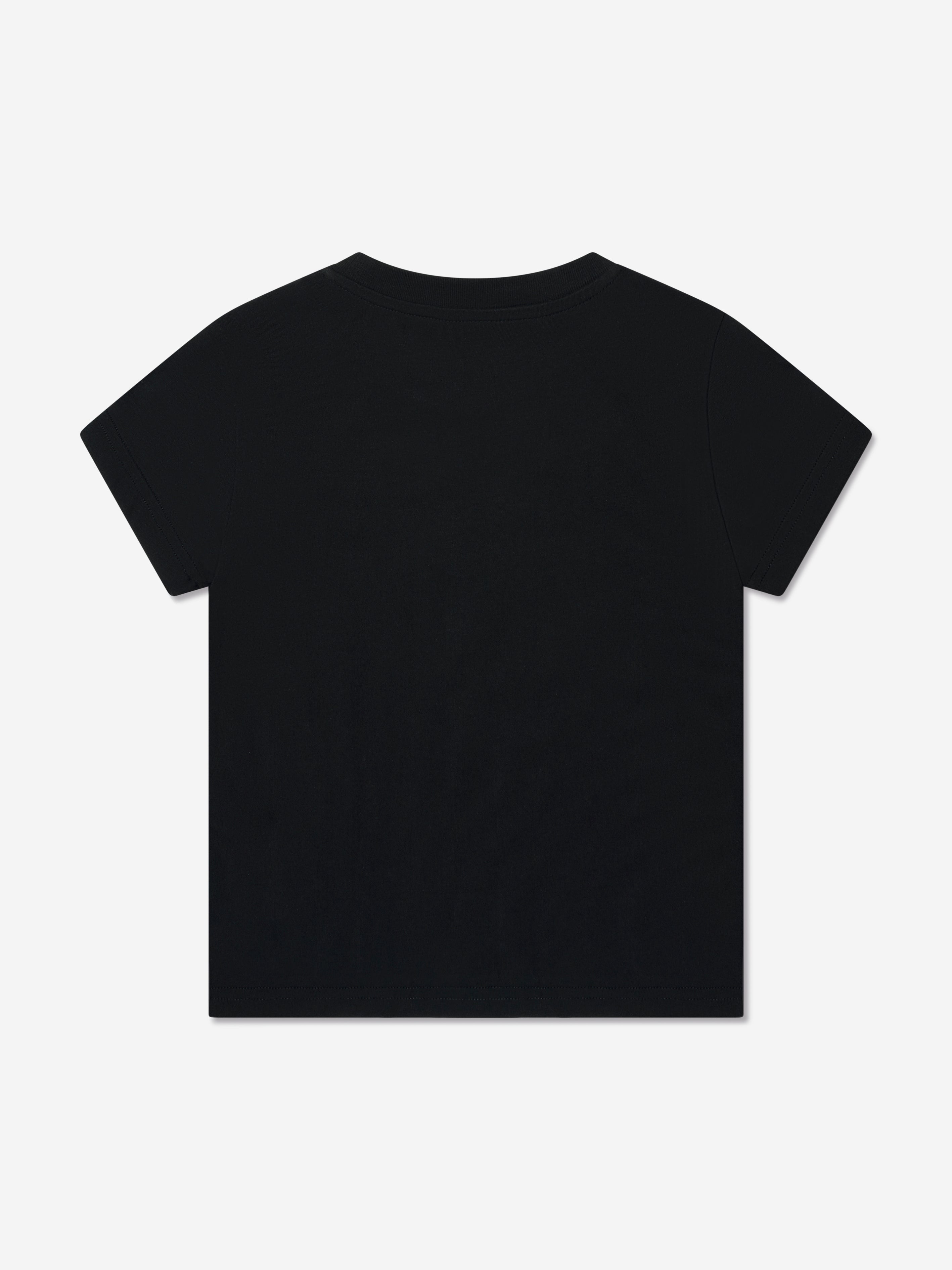 Moncler Enfant Boys Logo T-Shirt in Black