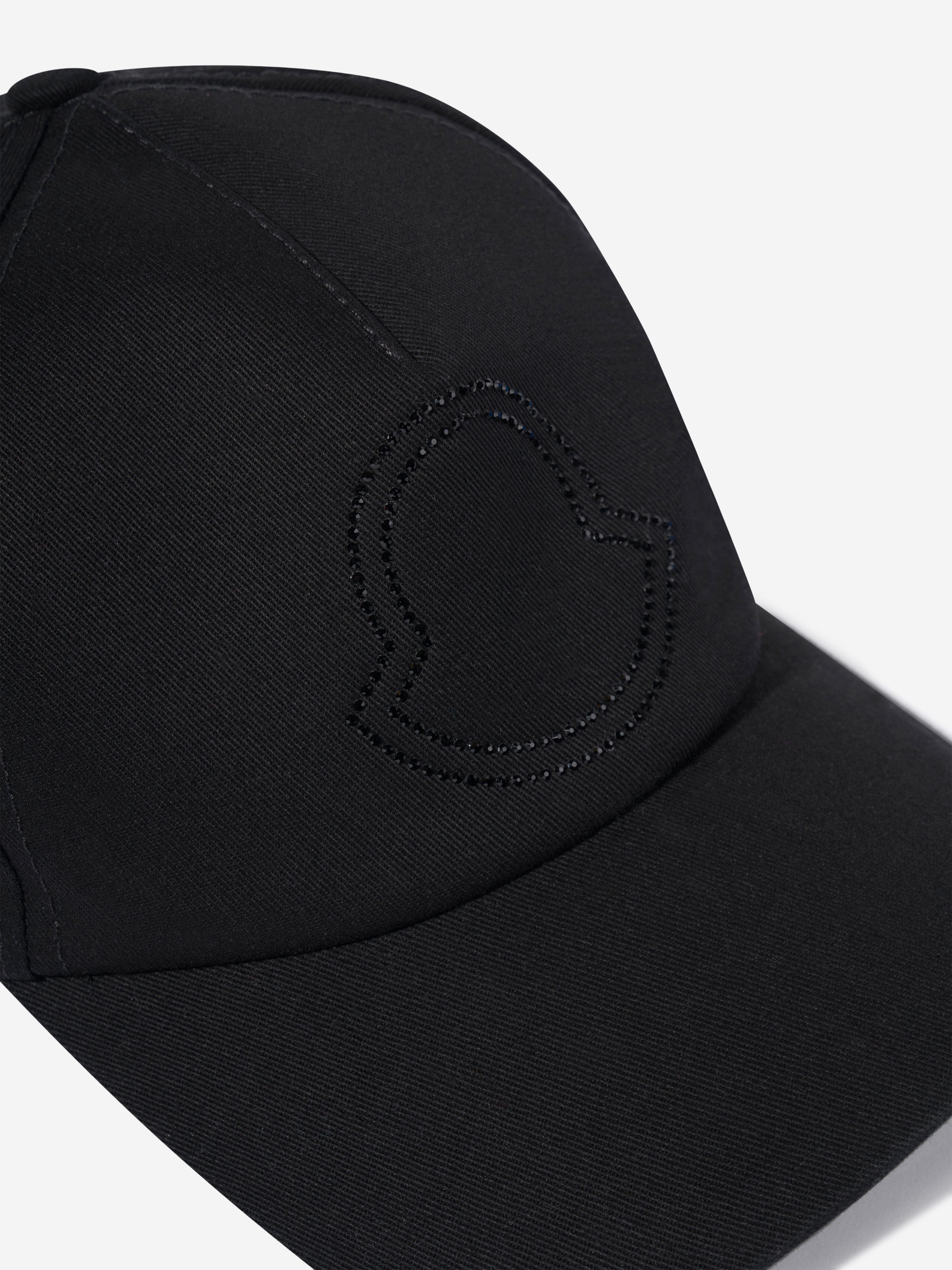 Moncler Enfant Girls Baseball Cap in Black