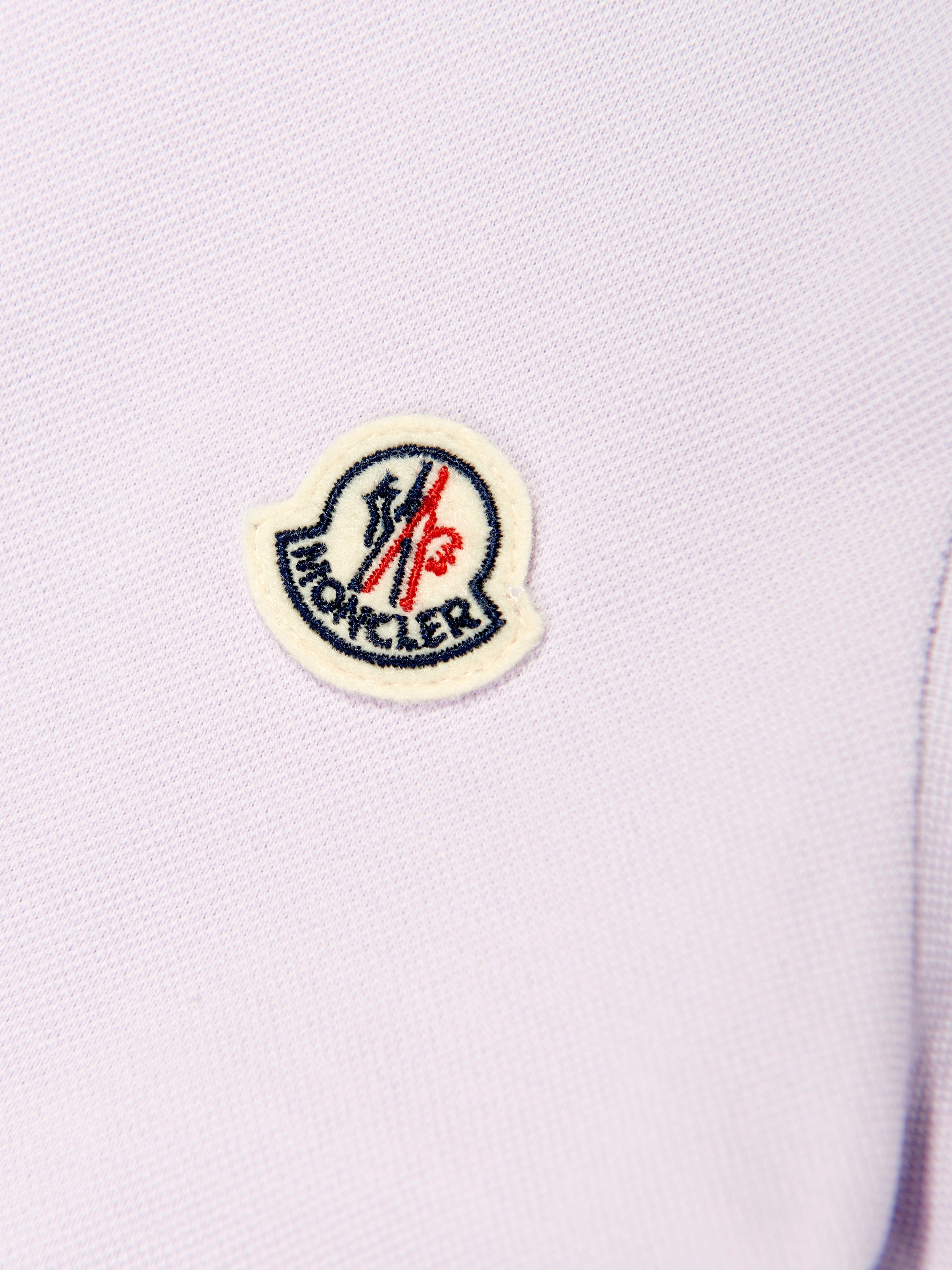 Moncler Enfant Girls Logo Polo Dress in Purple