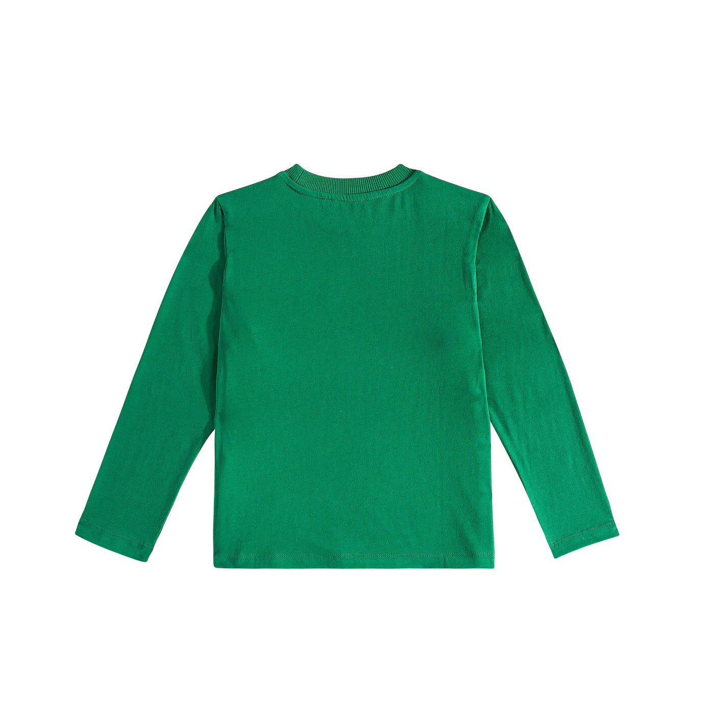 Boys & Girls Green Cotton T-Shirt