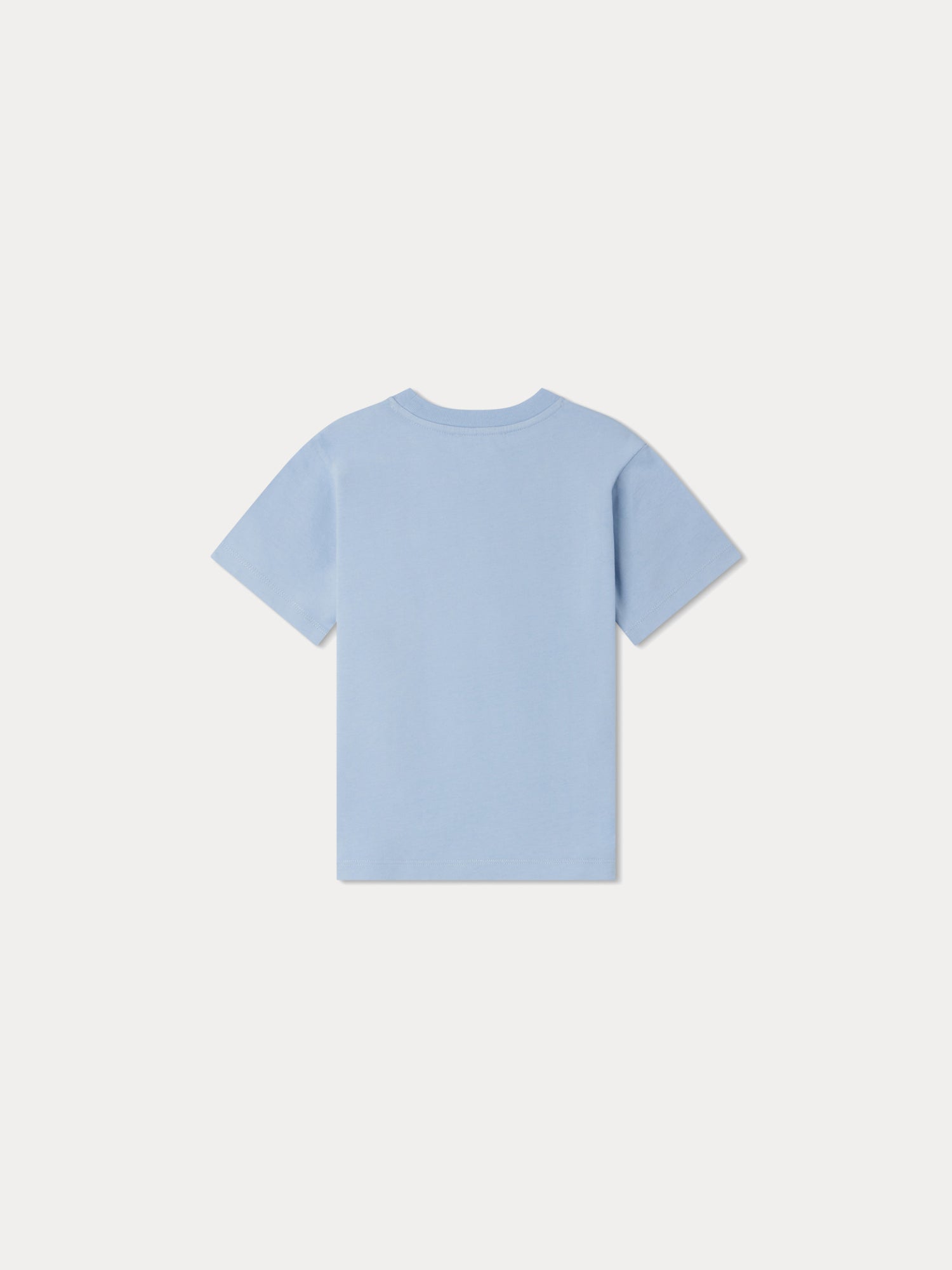 Boys Blue Logo Cotton T-Shirt