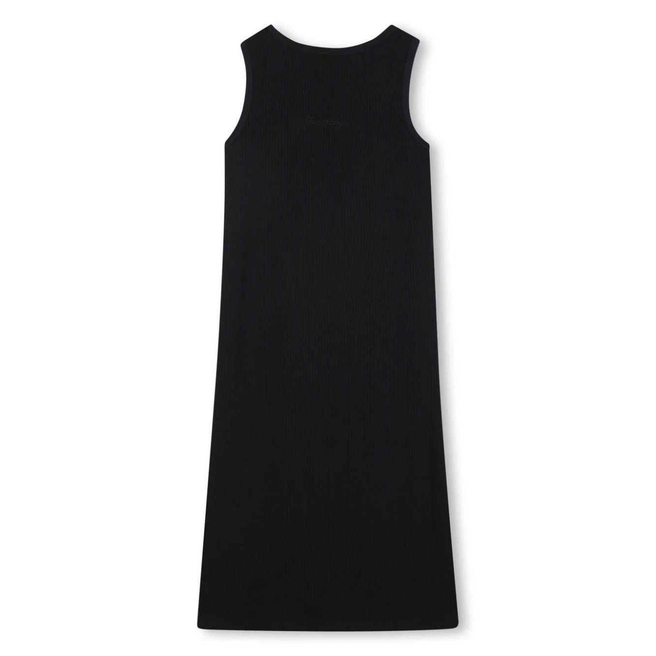 Girls Black Cotton Dress