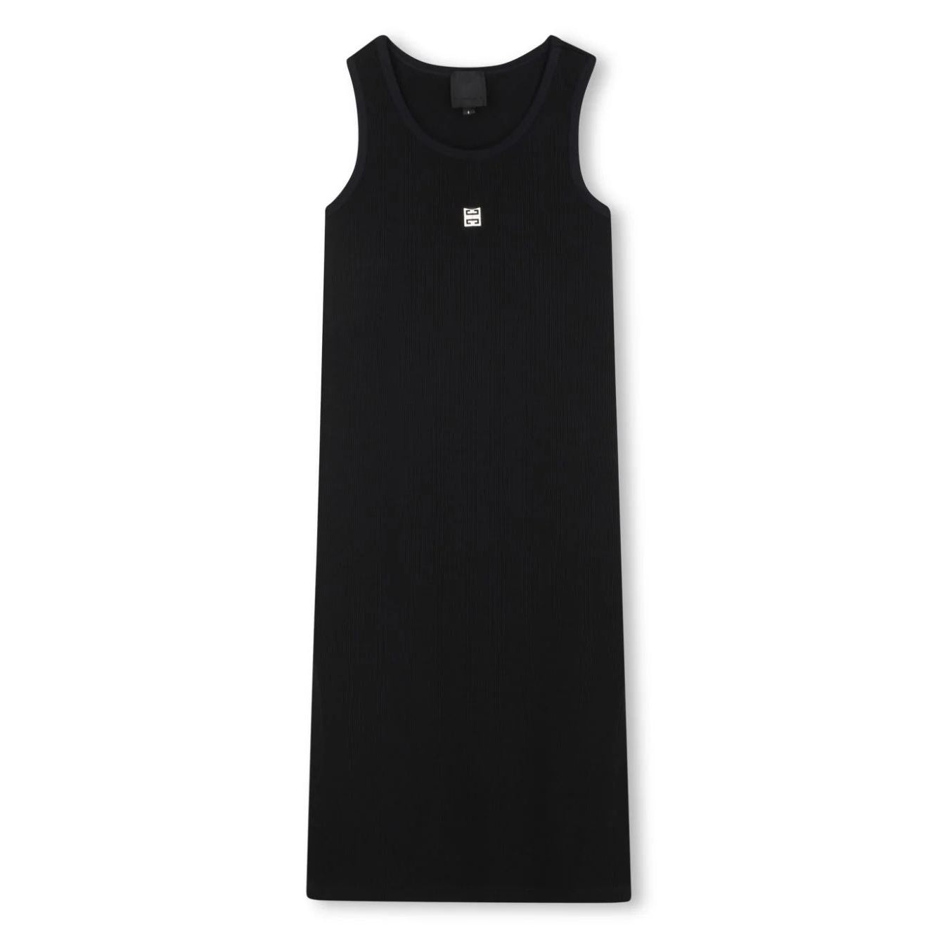 Girls Black Cotton Dress