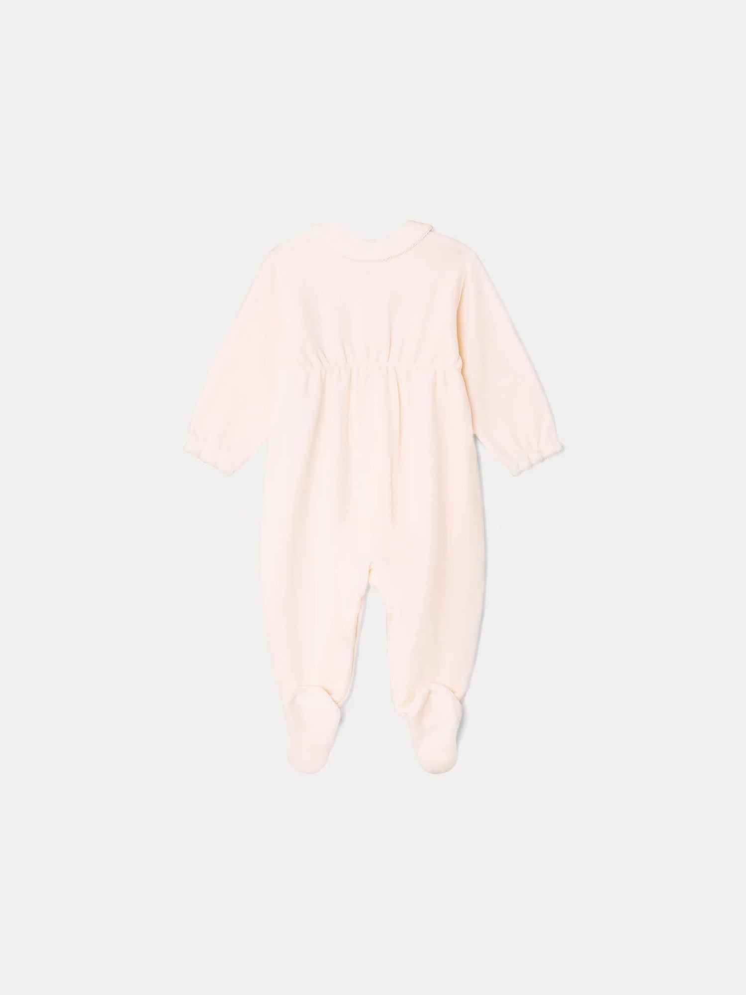 Baby Girls Pink Cotton Babysuit