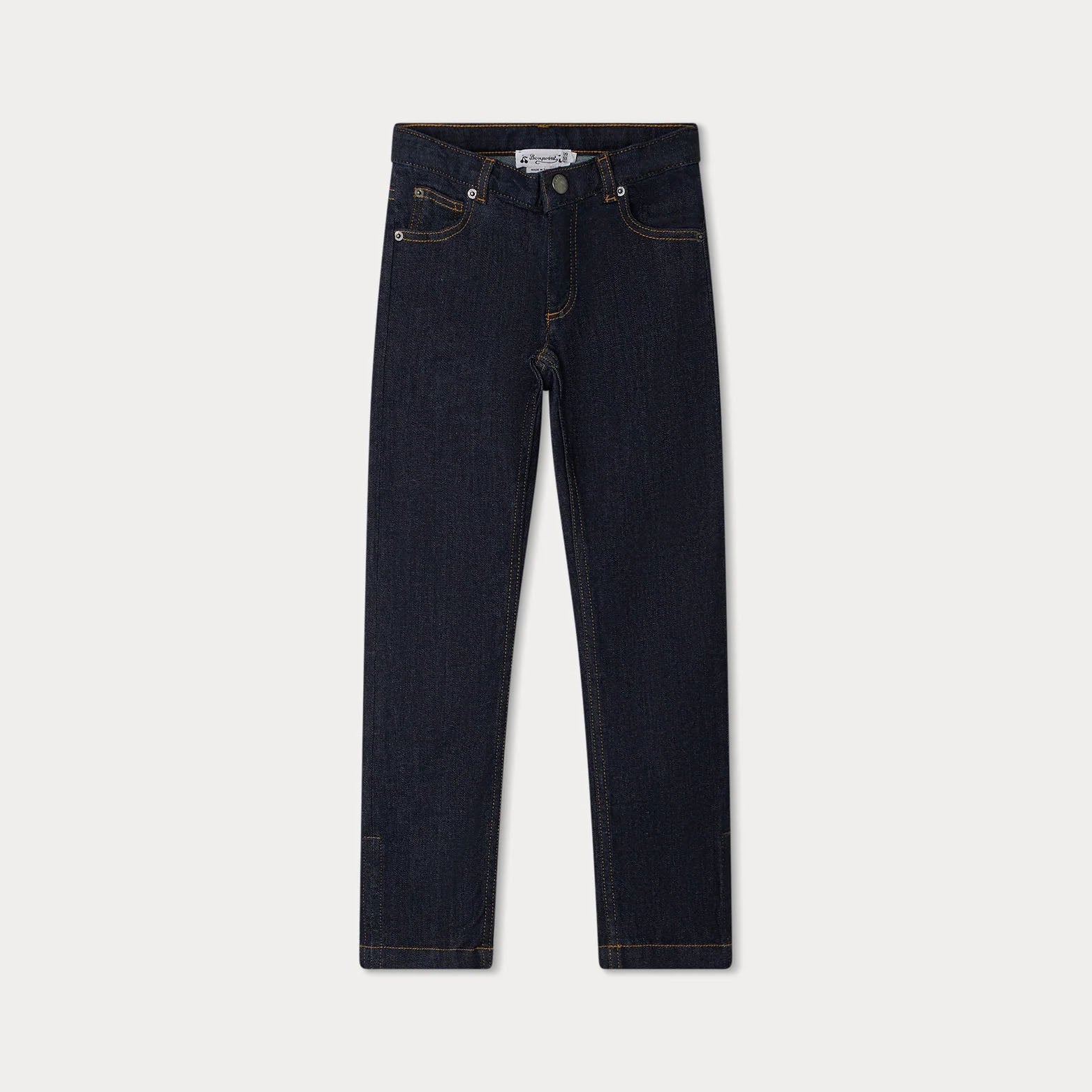 Boys Navy Denim Trousers