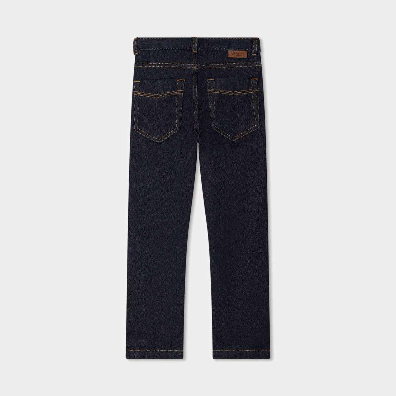 Boys Navy Denim Trousers