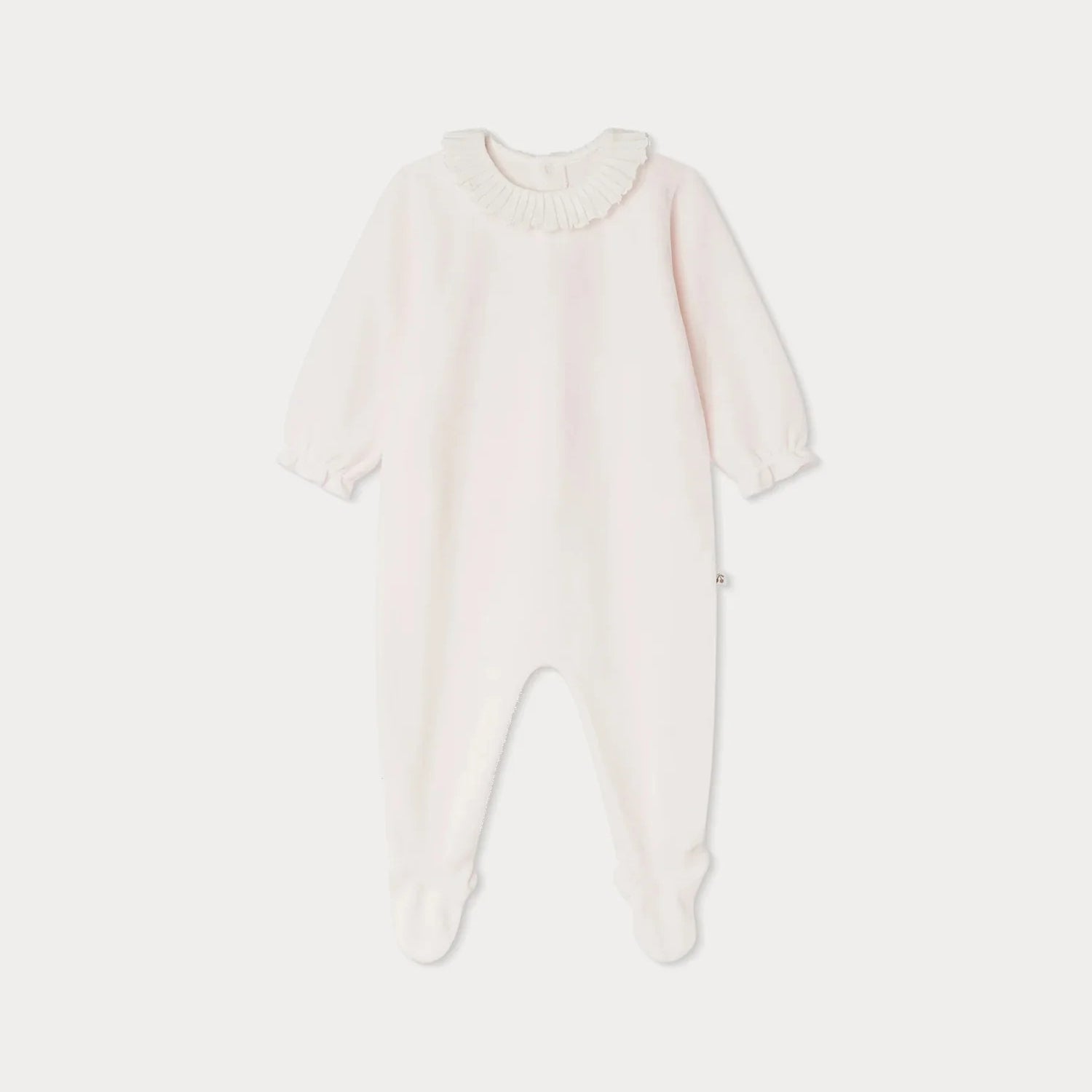 Baby Girls Pink Cotton Babysuit