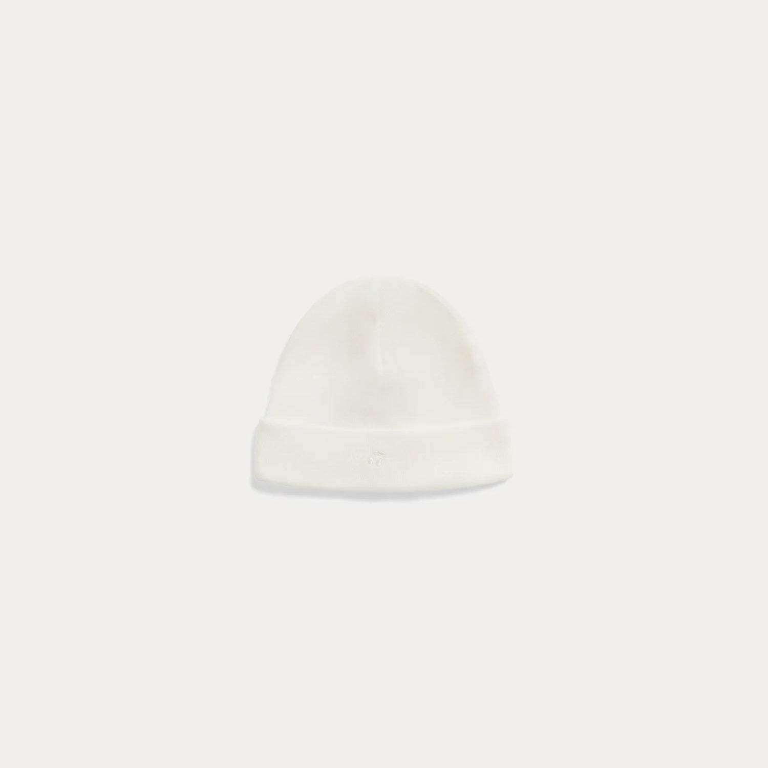 Baby Boys & Girls White Cotton Hat