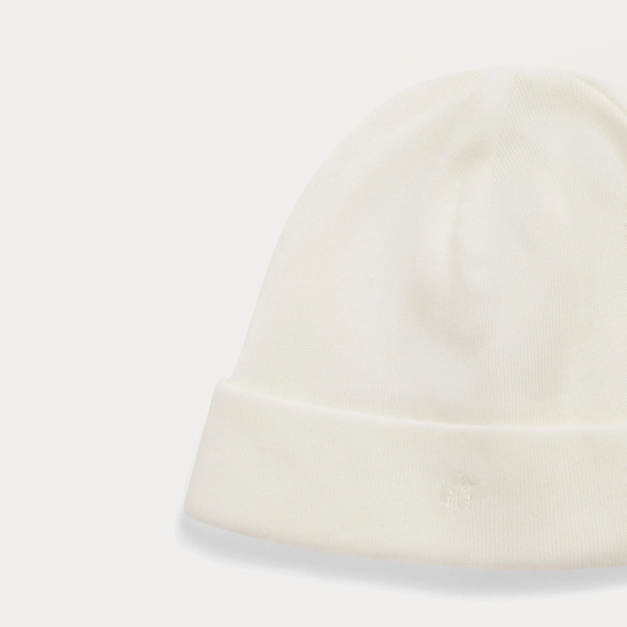 Baby Boys & Girls White Cotton Hat