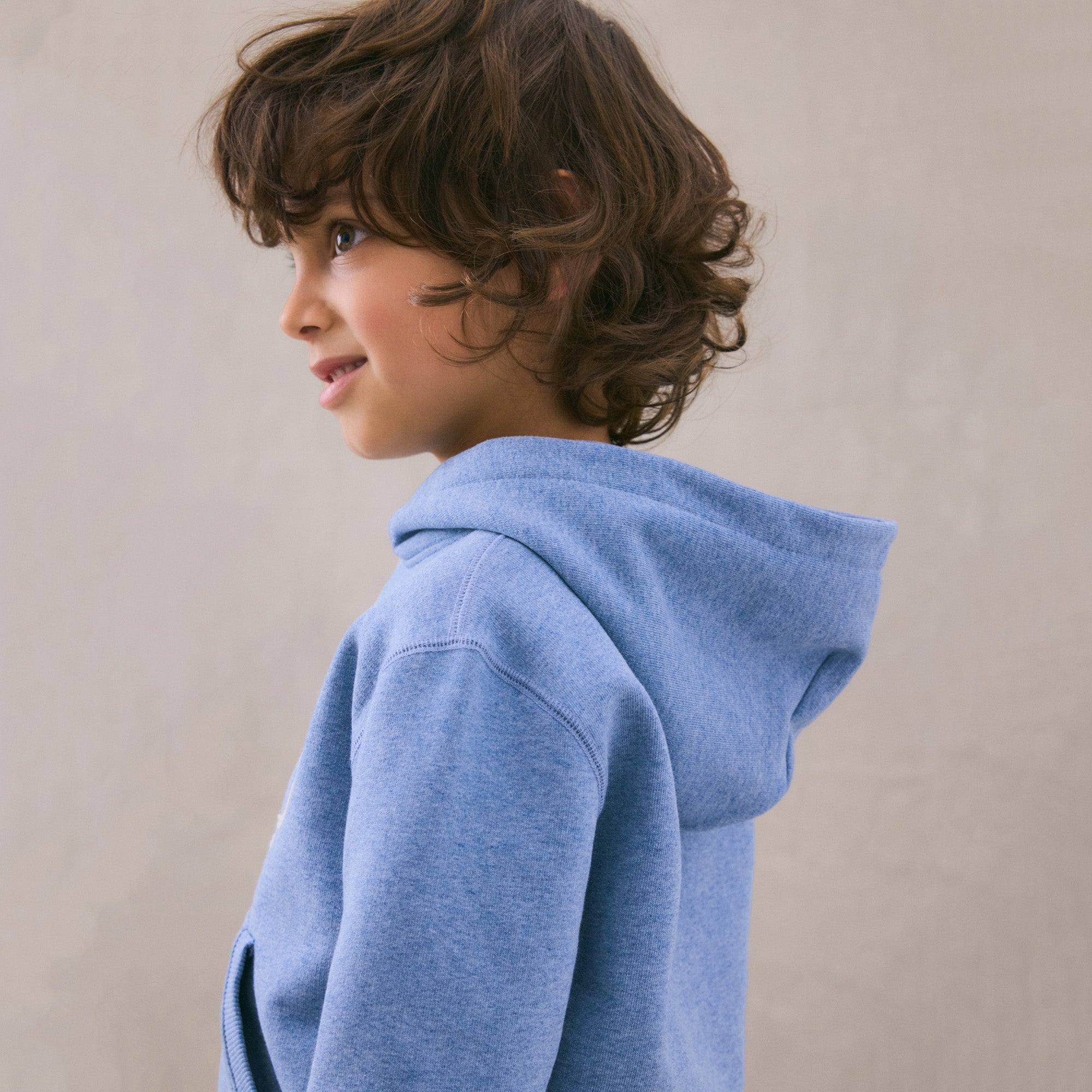 Boys Blue Hooded Sweatshirt